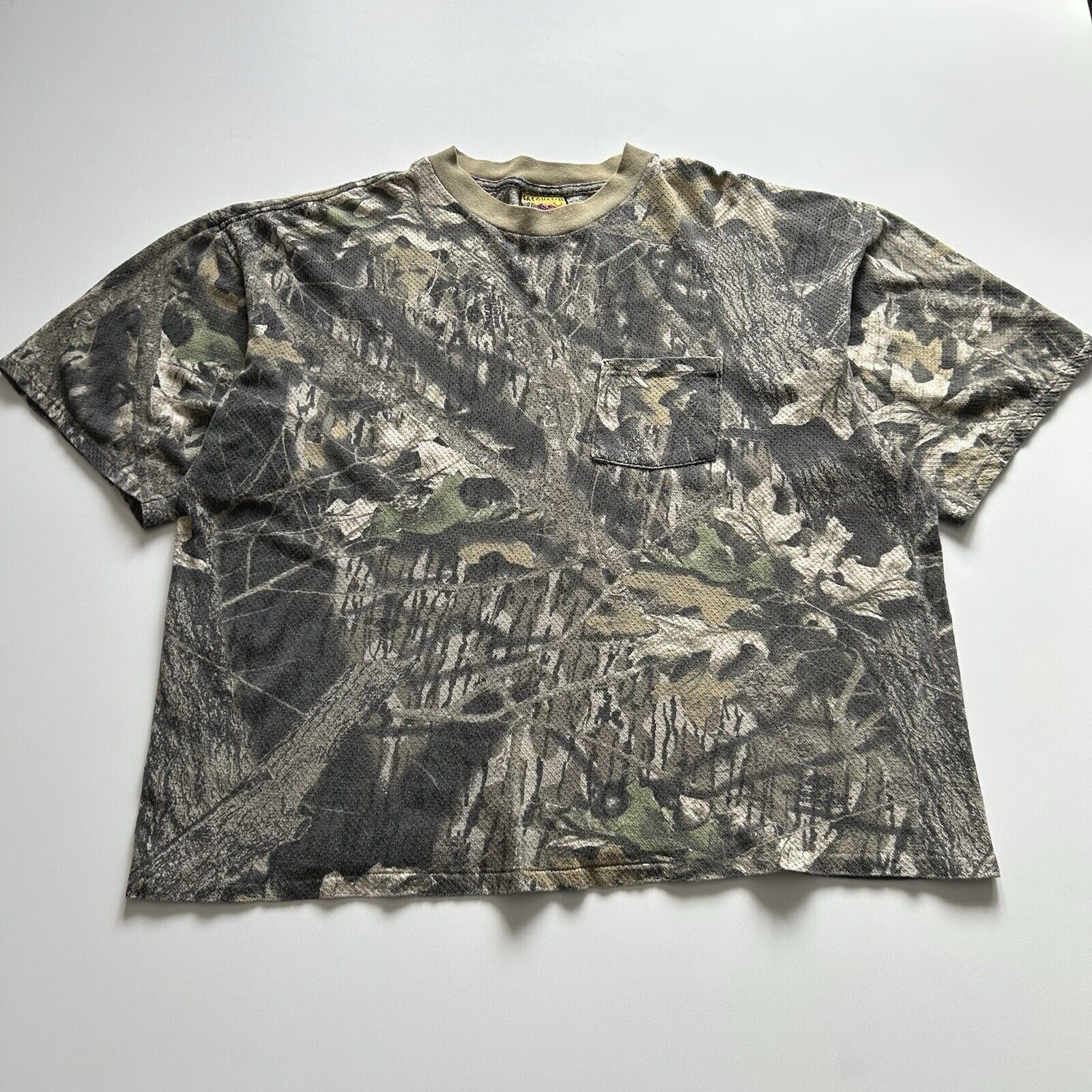 Realtree Vintage 90s Realtree Camo Mesh Breathable Pocket T Shirt 2XL Size US XXL / EU 58 / 5 - 1 Thumbnail