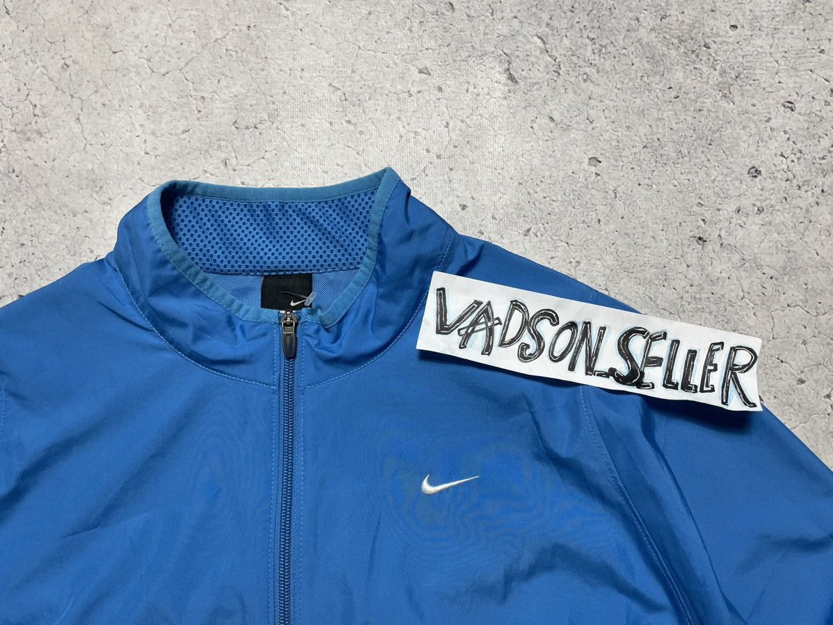 Nike Vintage Nylon Light Blue Nike Swoosh Windbreaker Jacket Size US XL / EU 56 / 4 - 5 Thumbnail