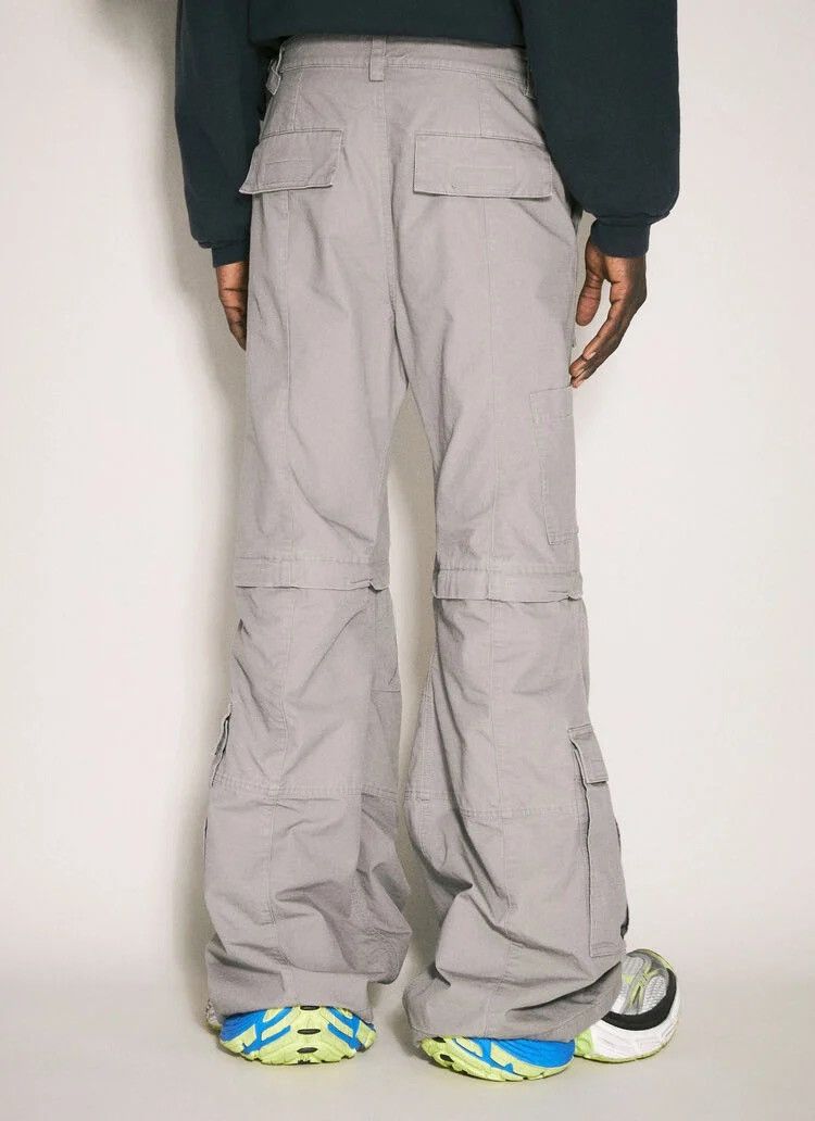 Balenciaga Balenciaga Grey Flared Cargo Pants Size US 38 / EU 54 - 8 Thumbnail