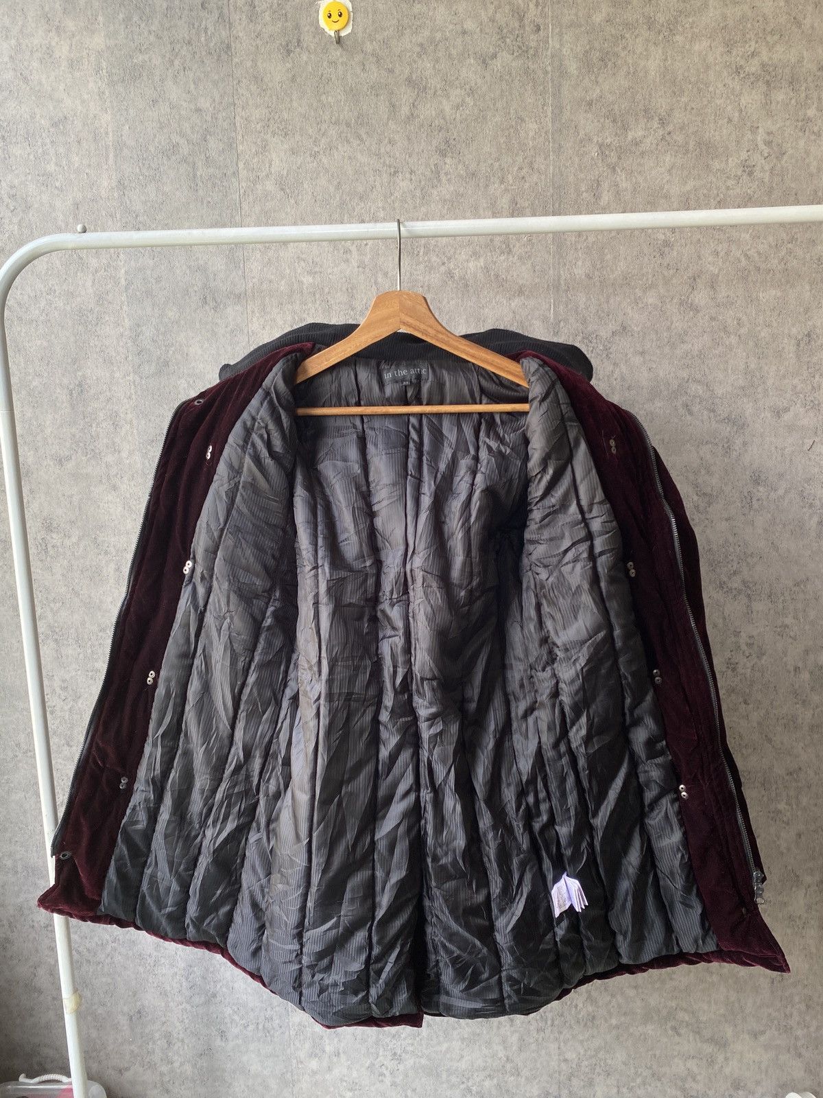 In The Attic In The Attic Red Velvet Shiny Fur Hoodie Jacket Size US M / EU 48-50 / 2 - 12 Thumbnail
