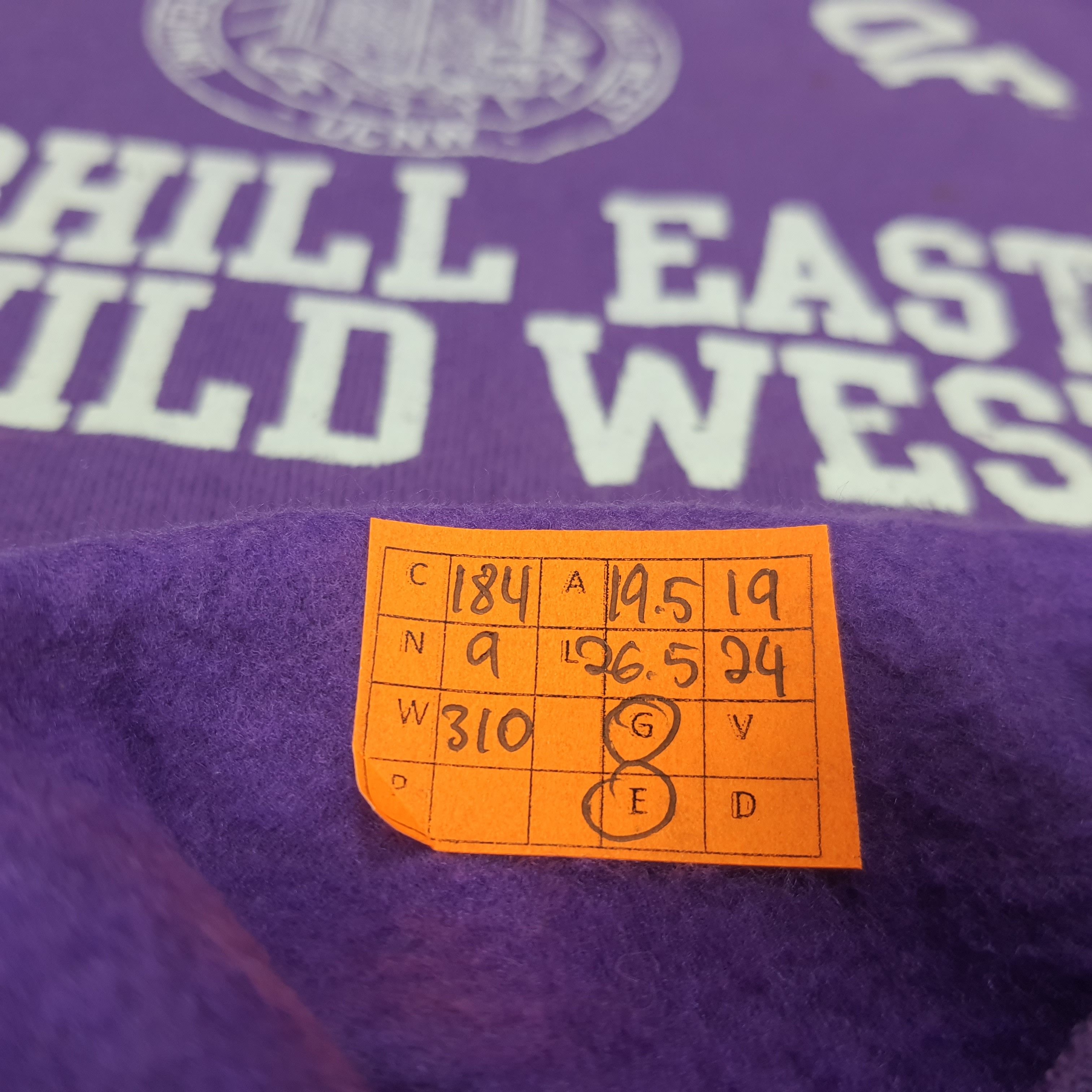 Vintage Vintage University of Nobhill East and Wild West Sweatshirt Size US S / EU 44-46 / 1 - 7 Thumbnail