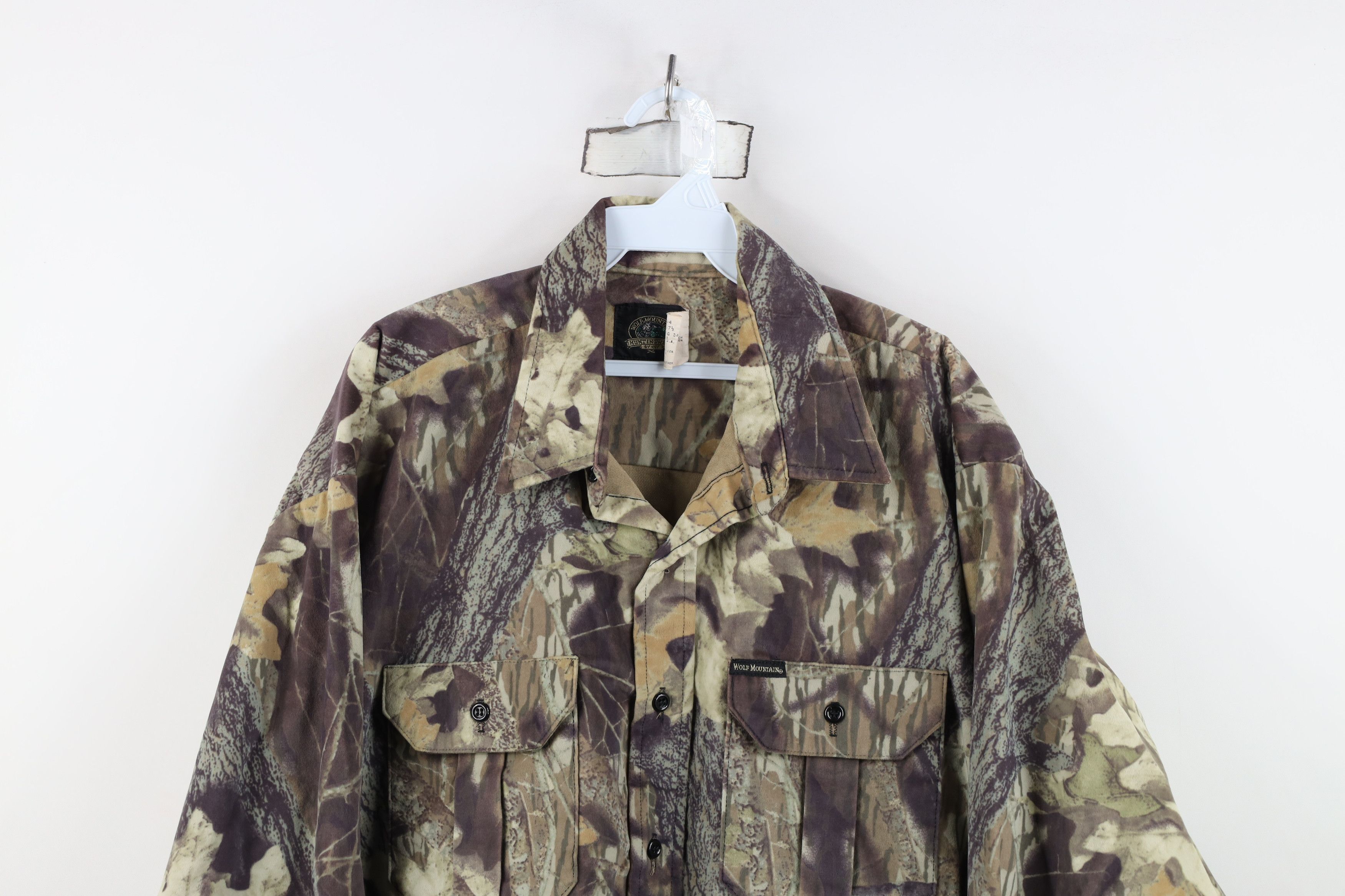 Vintage Vintage 90s Streetwear Camouflage Shirt Jacket Jac USA Size US XL / EU 56 / 4 - 2 Thumbnail