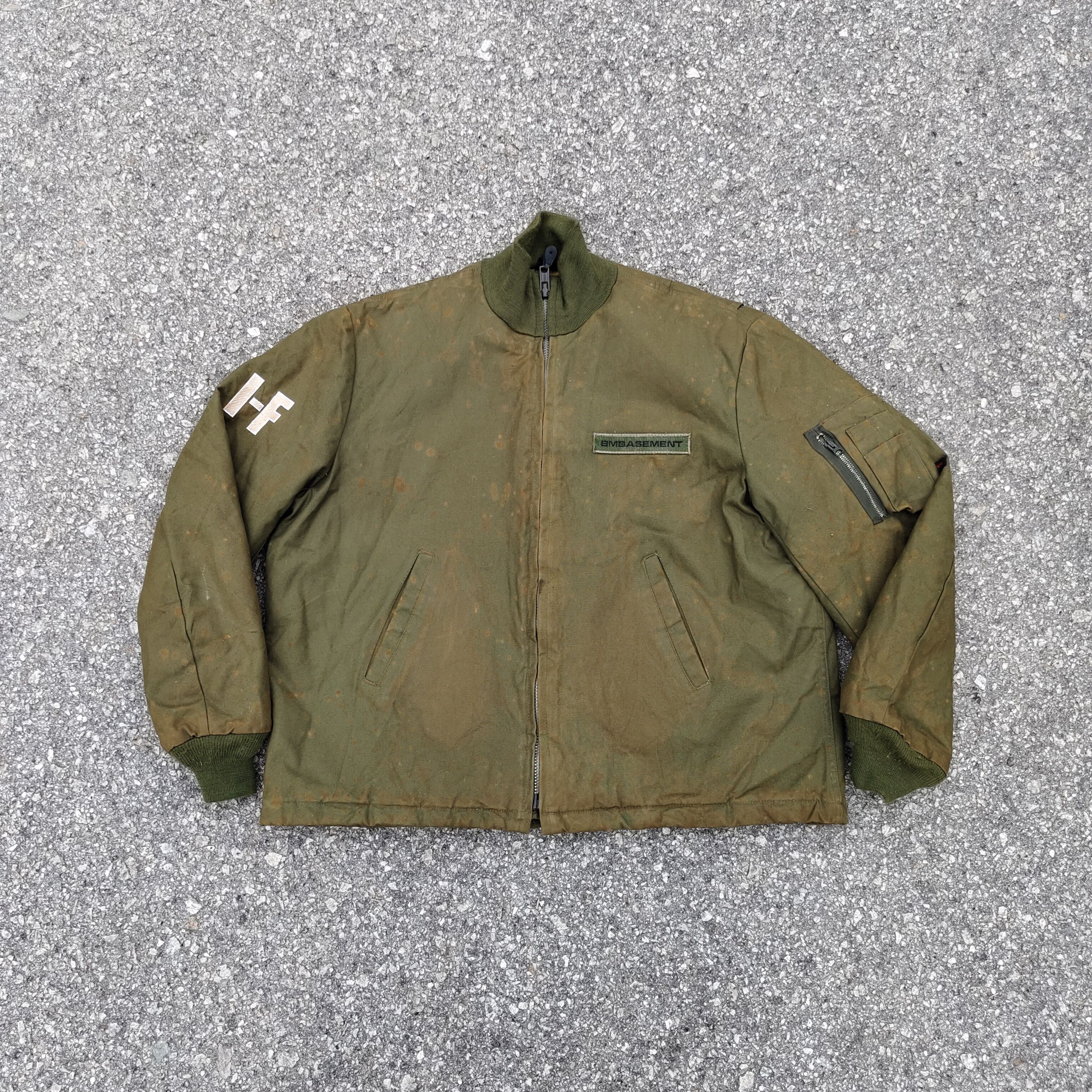 Vintage Vintage BMBASEMENT Bomber Jacket Size US XL / EU 56 / 4 - 1 Thumbnail
