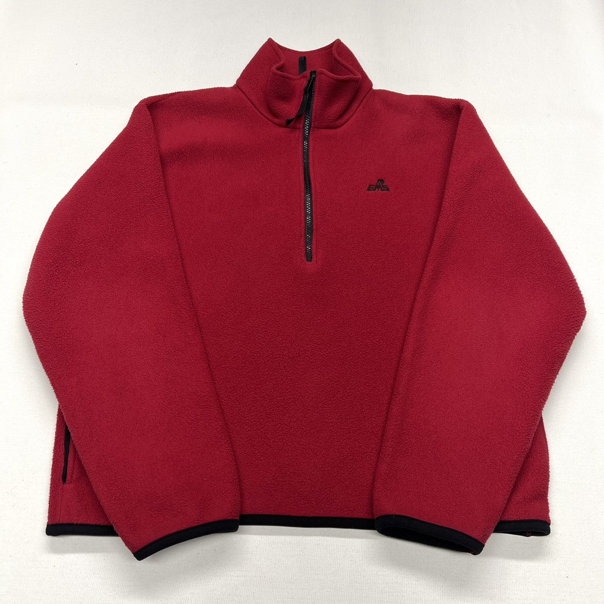 Eastern Mountain Sports × Vintage VTG Eastern Mountain Sports Fleece Red Sweater Full Zip Y2K Size XL / US 12-14 / IT 48-50 - 1 Thumbnail
