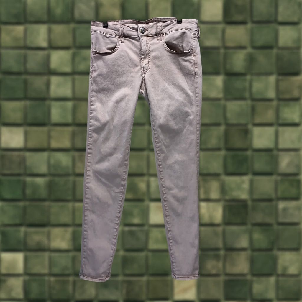 American Eagle Outfitters American Eagle Womens SZ 6 Super Stretch Pink Jegging Jeans #2587 Size 28" / US 6 / IT 42 - 1 Thumbnail