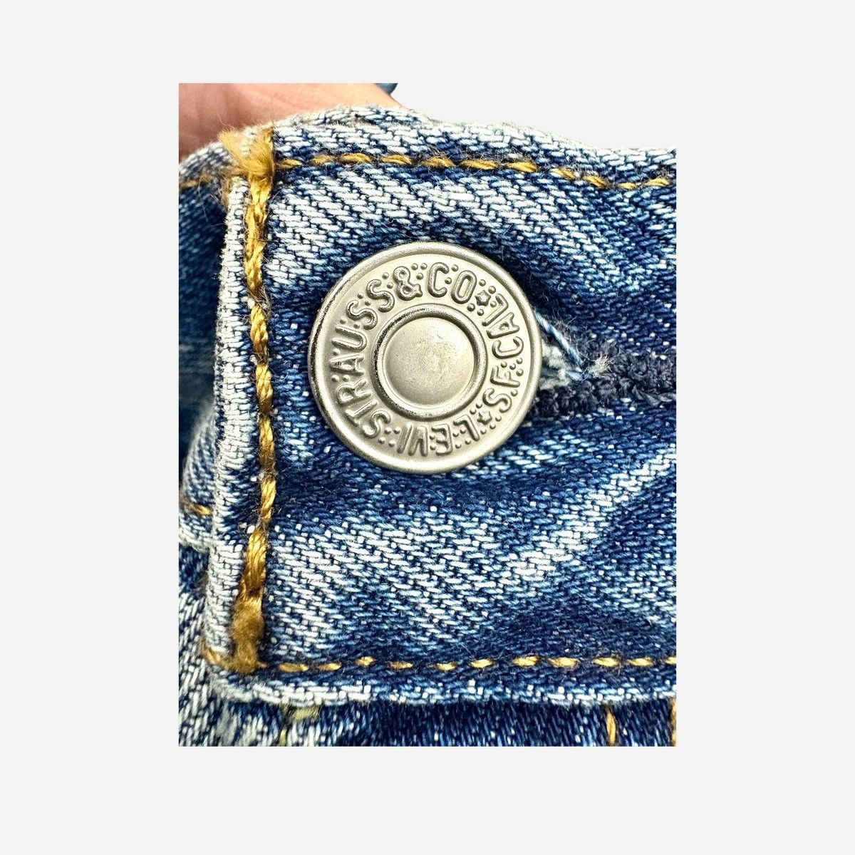 Levi's Levi’s Women’s 501 Patch Straight High Rise Blue Jeans 25-30 Size 25" / US 0 / IT 36 - 15 Thumbnail