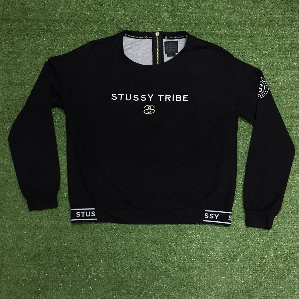 Japanese Brand 💥Flash Sale 💥💥Stussy💥 Crop Tops Stussy Tribe 💥 Size S / US 4 / IT 40 - 1 Thumbnail