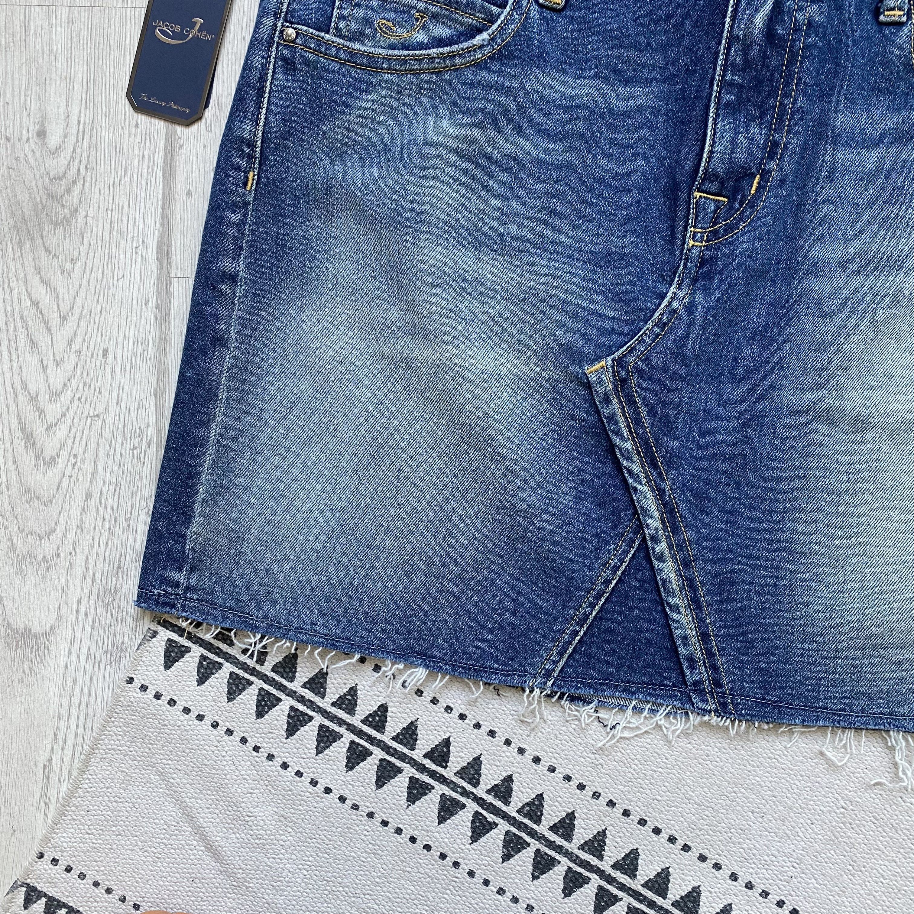 Jacob Cohen 2000s Y2K Jacob Cohen denim mini skirt Miss Sixty vibe Size 28" / US 6 / IT 42 - 3 Thumbnail