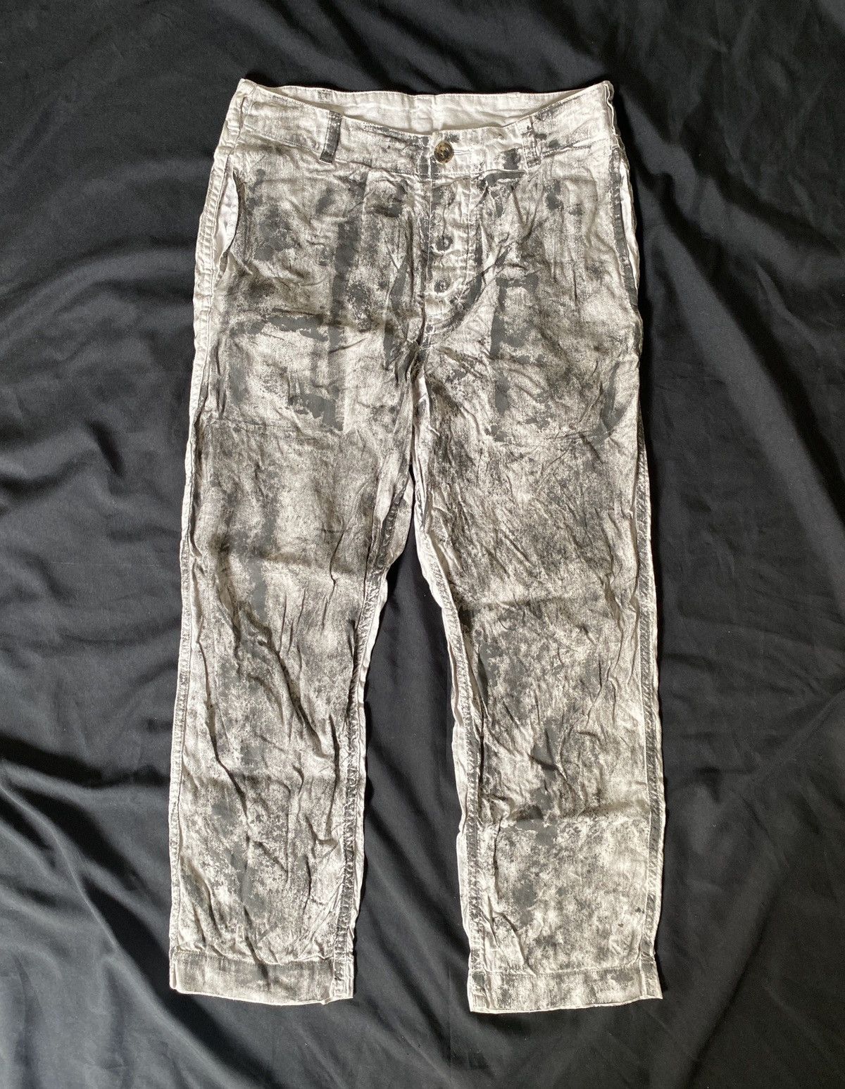 Maison Margiela MHL Trompe l’oil ERD Gallery Dept Style French Trousers Size US 31 - 1 Thumbnail