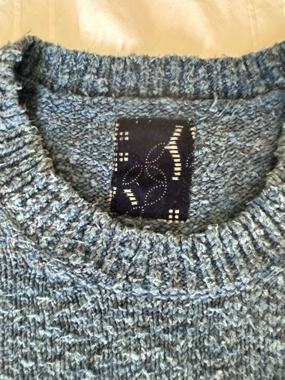 Visvim Visvim ICT Amplus Indigo Sweater Size US XXL / EU 58 / 5 - 3 Thumbnail