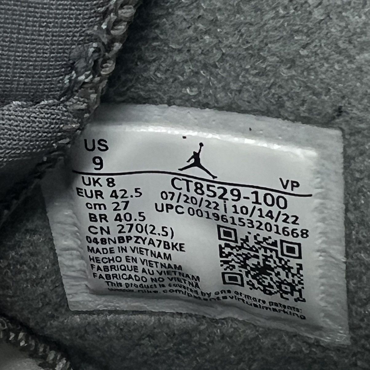 Jordan Brand Jordan 6 Retro Cool Grey - Sz 9 Size US 9 / EU 42 - 8 Thumbnail