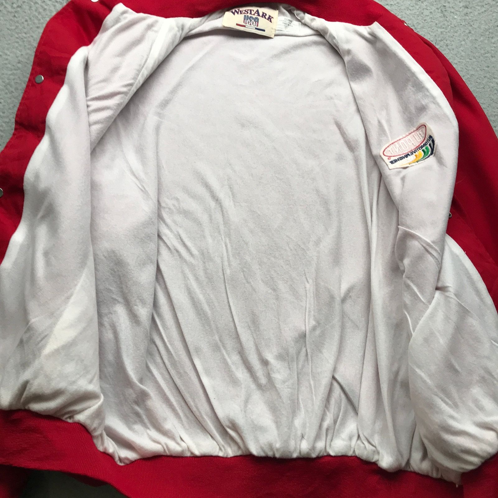 Other Vintage Westark USA DuPont NASCAR Bomber Jacket Mens XL Red Size US XL / EU 56 / 4 - 11 Thumbnail