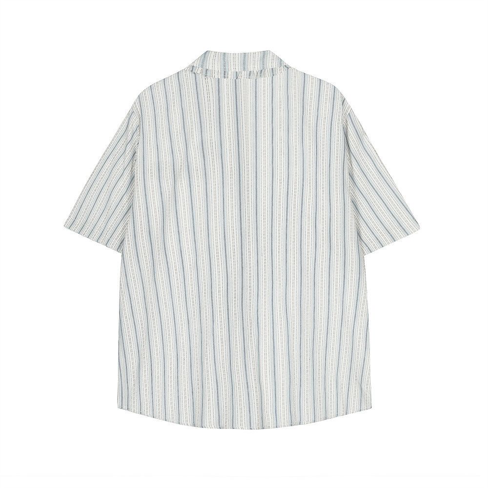 Japanese Brand × Vintage Japanese retro vertical striped fashion shirt Size US M / EU 48-50 / 2 - 2 Thumbnail