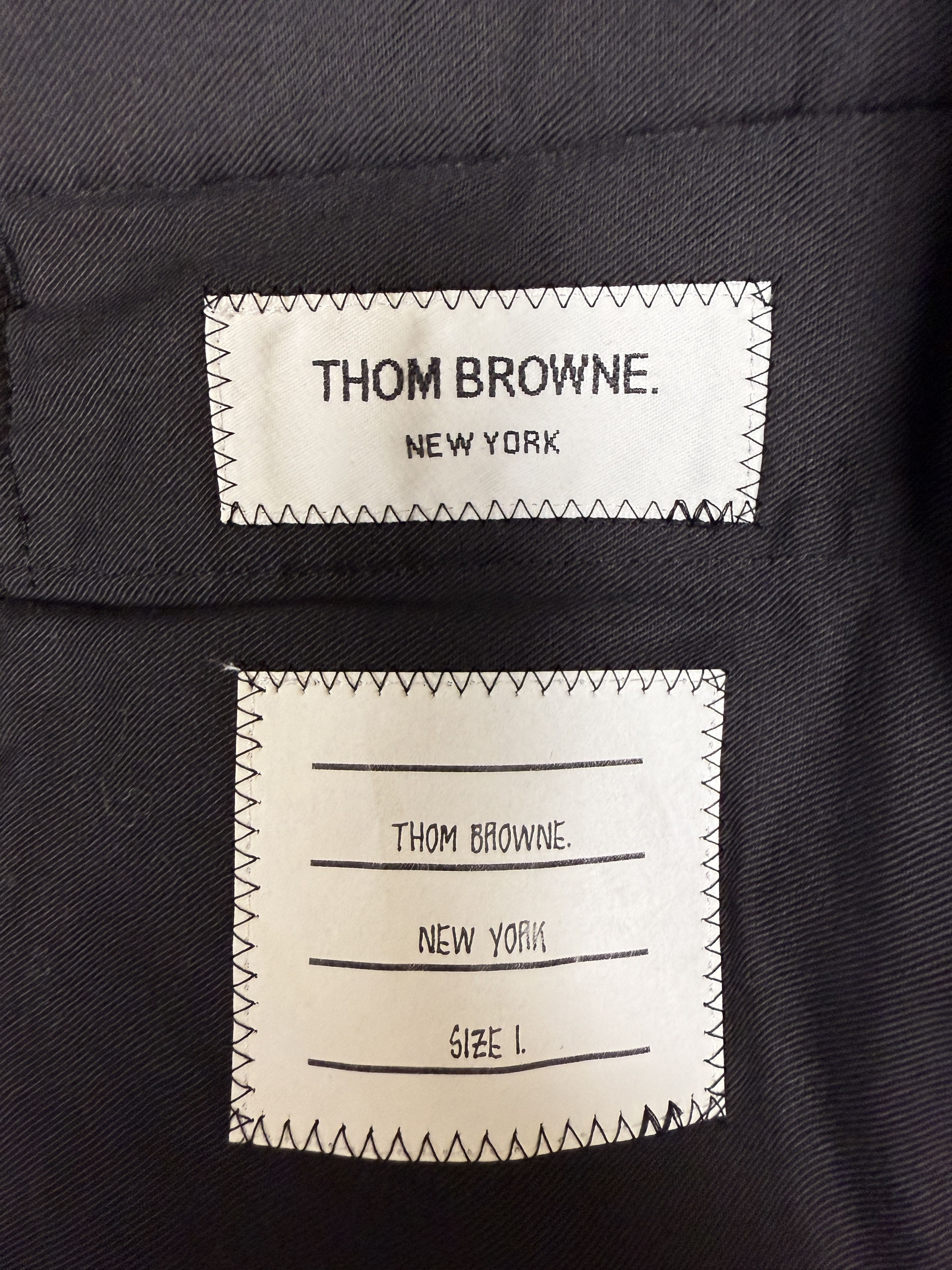 Thom Browne Thom Browne Frayed Edge Sample Suit Jacket and Pants Size 46R - 13 Thumbnail