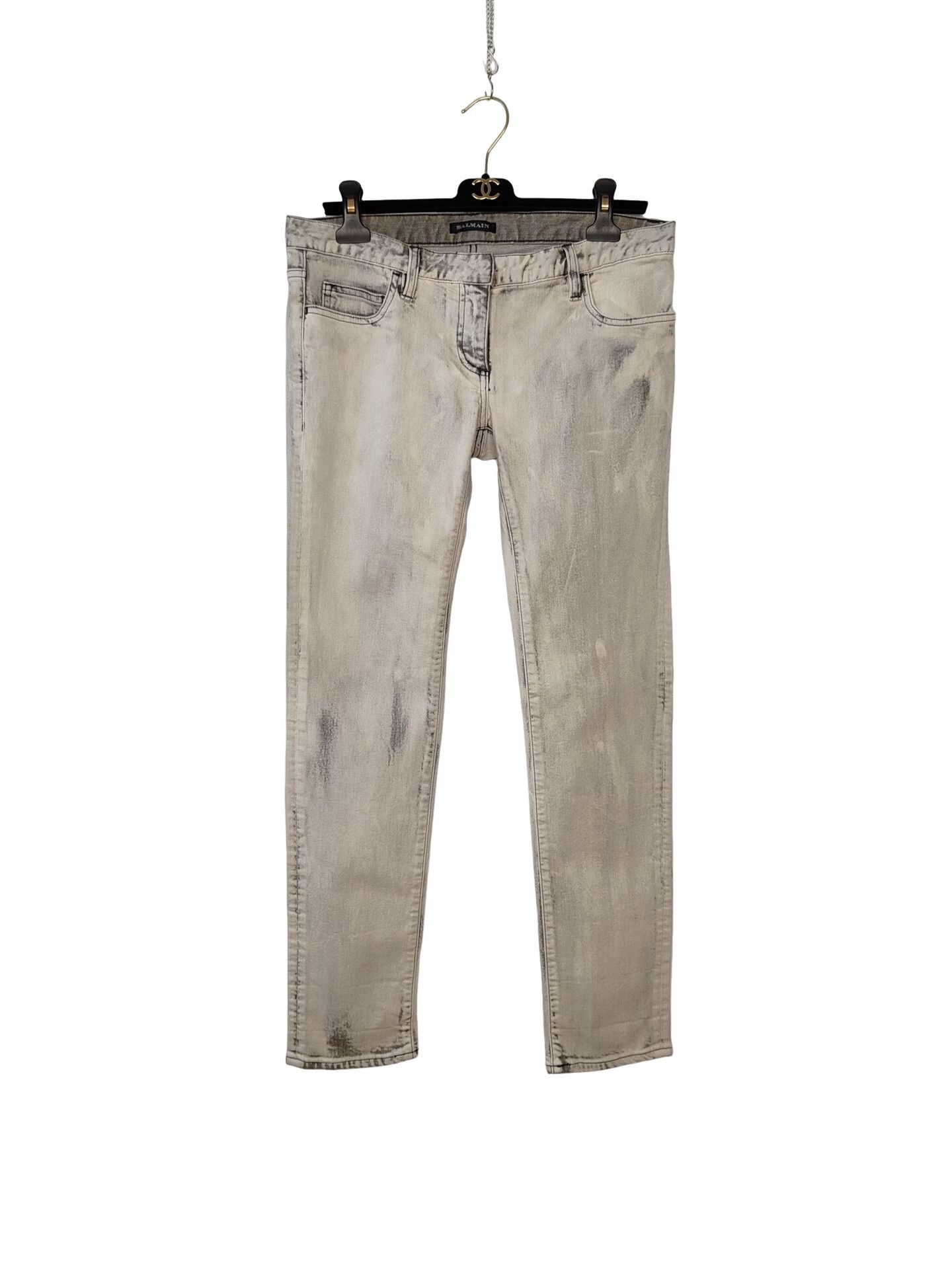 Balmain Balmain Bleached Denim Jeans Size 32 Size US 32 / EU 48 - 1 Thumbnail