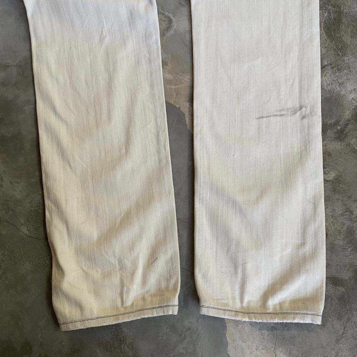 RRL Ralph Lauren Vintage Double RRL Ralph Lauren White Skinny Denim Pants Size US 30 / EU 46 - 13 Thumbnail