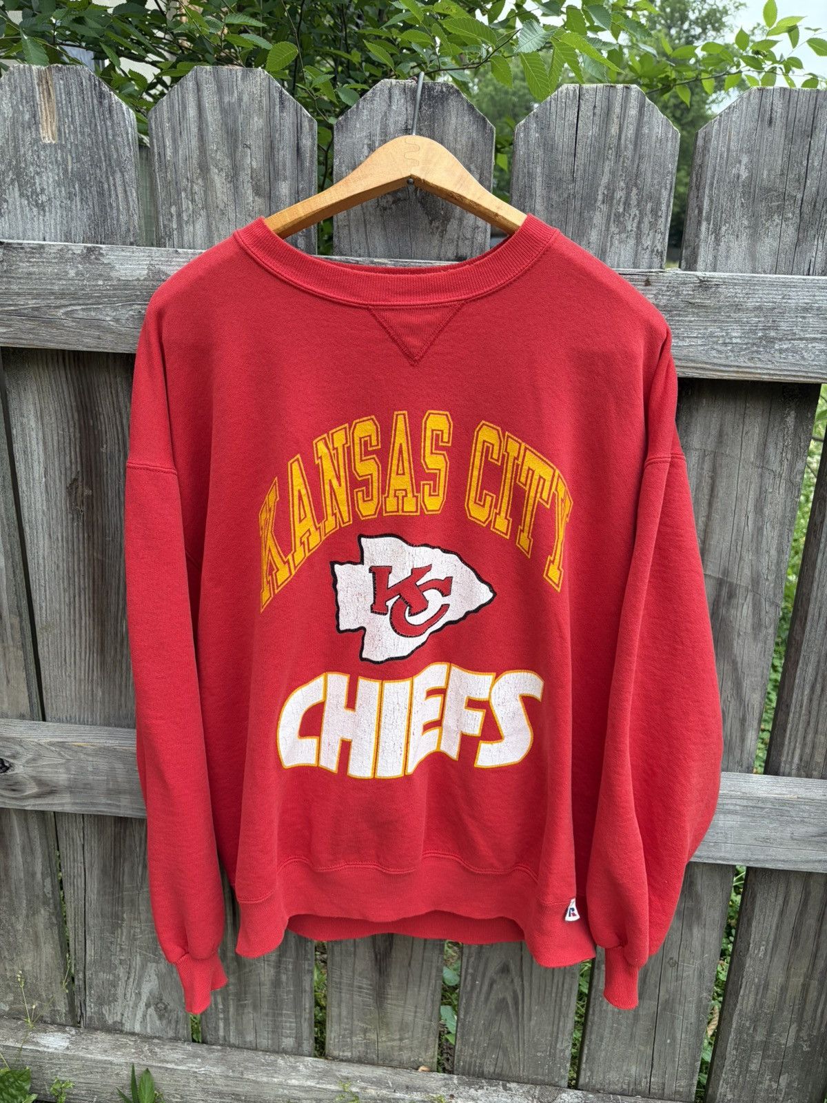 Russell Athletic Vintage 90s Russell Athletic Kansas City Chiefs Sweatshirt Size US XL / EU 56 / 4 - 1 Thumbnail