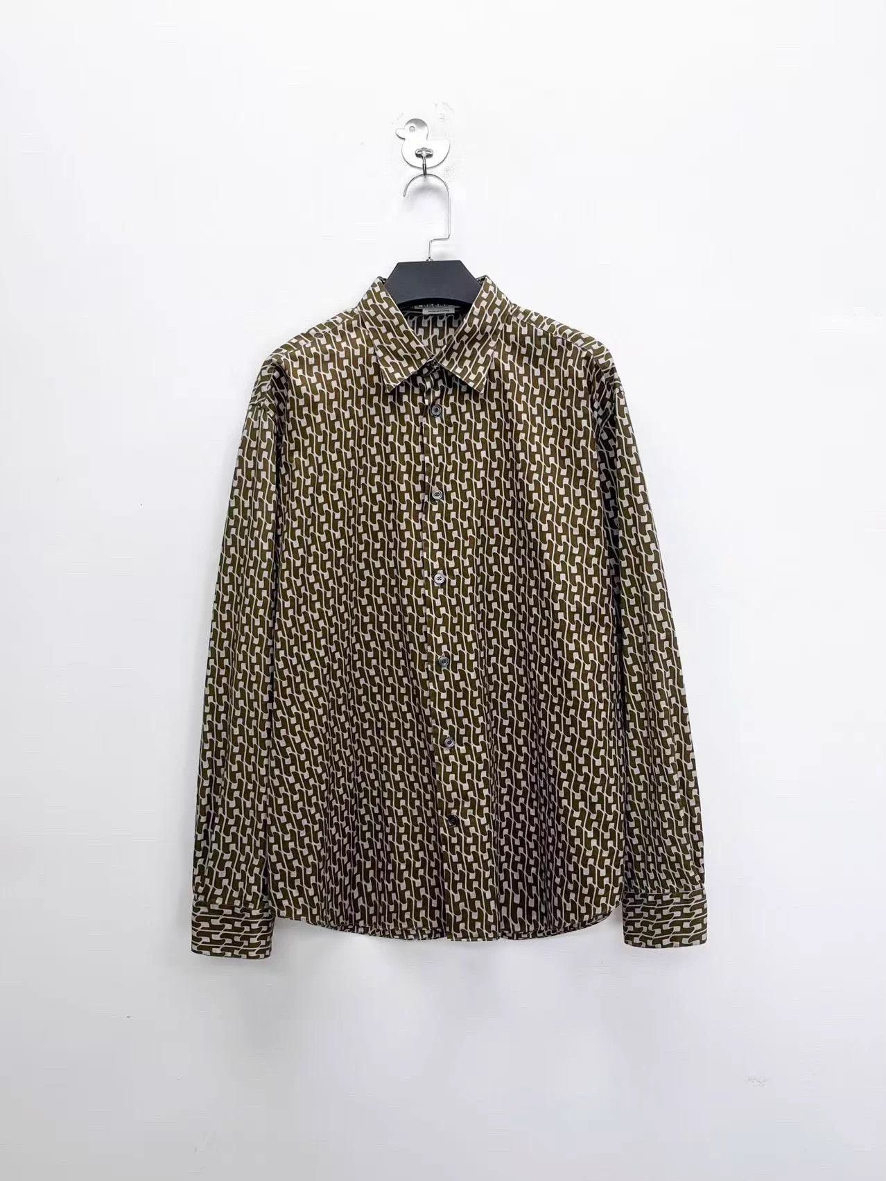 Hermes Hermes Brown H All Over Print Shirt Jacket Unisex NWT Size US XS / EU 42 / 0 - 1 Thumbnail