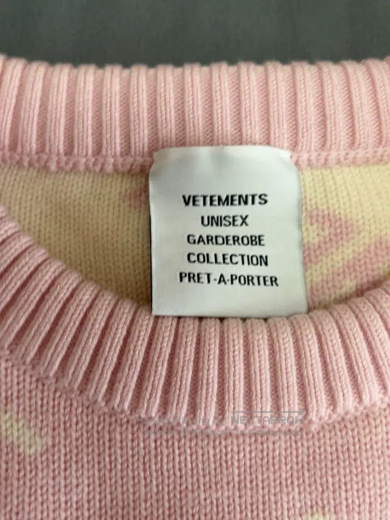 Vetements Vetements Pink Pullover Sweater Size US S / EU 44-46 / 1 - 2 Thumbnail