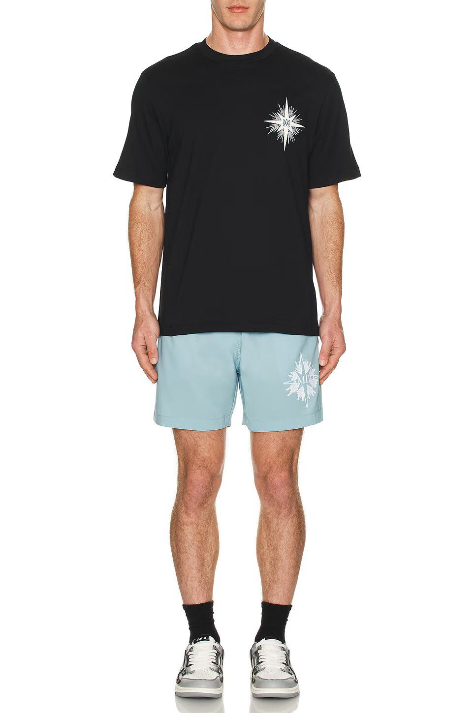 Amiri o1orln0426 Starburst T-Shirt in Black Size US L / EU 52-54 / 3 - 4 Thumbnail
