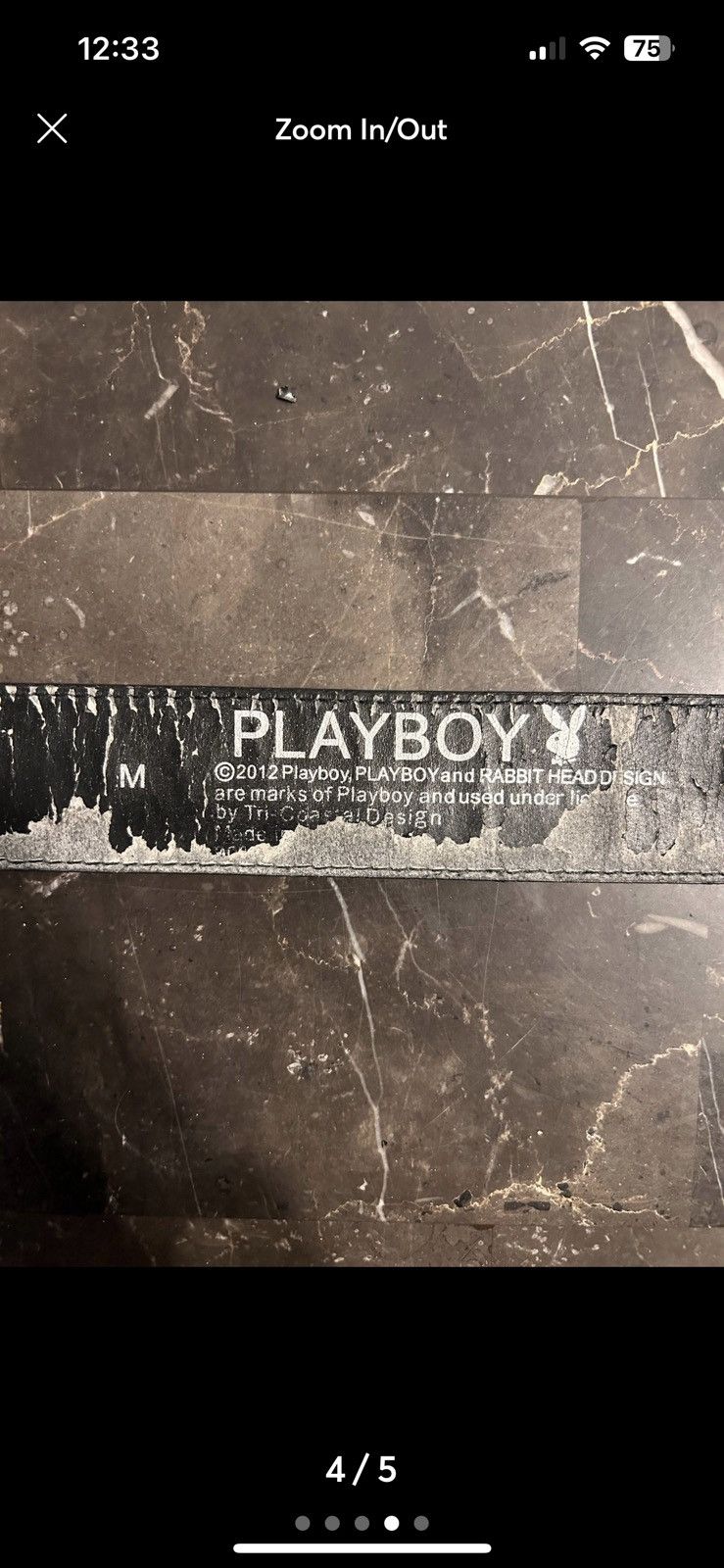 Playboy VINTAGE PLAYBOY RHINESTONE SPINNING BELT Size ONE SIZE - 4 Thumbnail