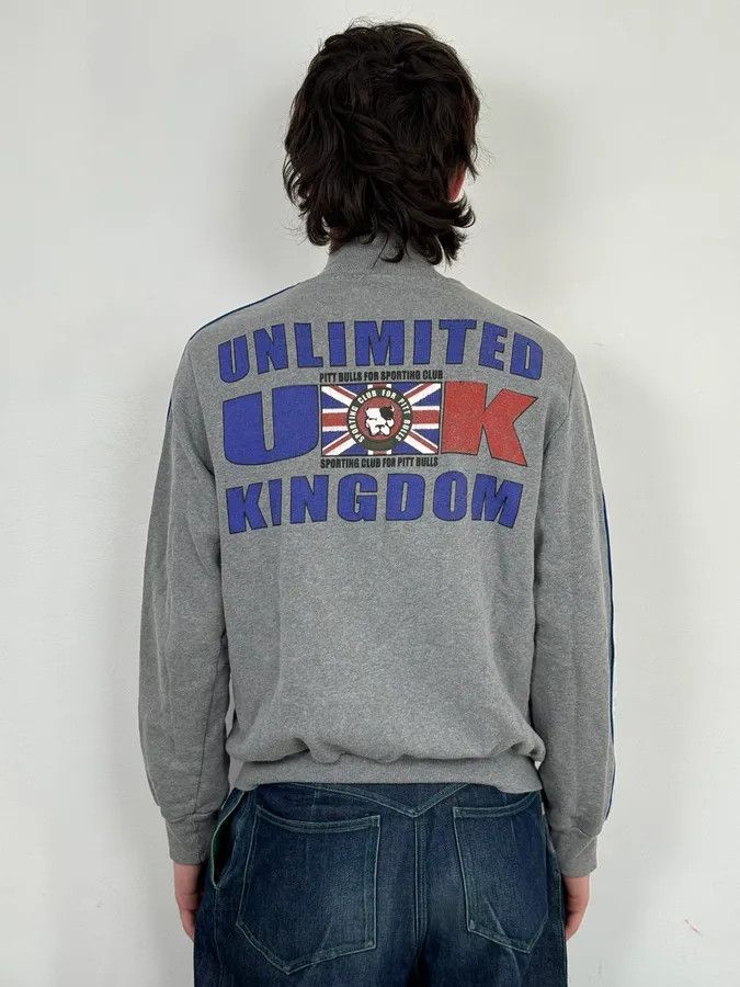 Dolce & Gabbana AW2004 Dolce & Gabbana UK Flag Team Grey Zip-up Sweater Size US S / EU 44-46 / 1 - 3 Thumbnail
