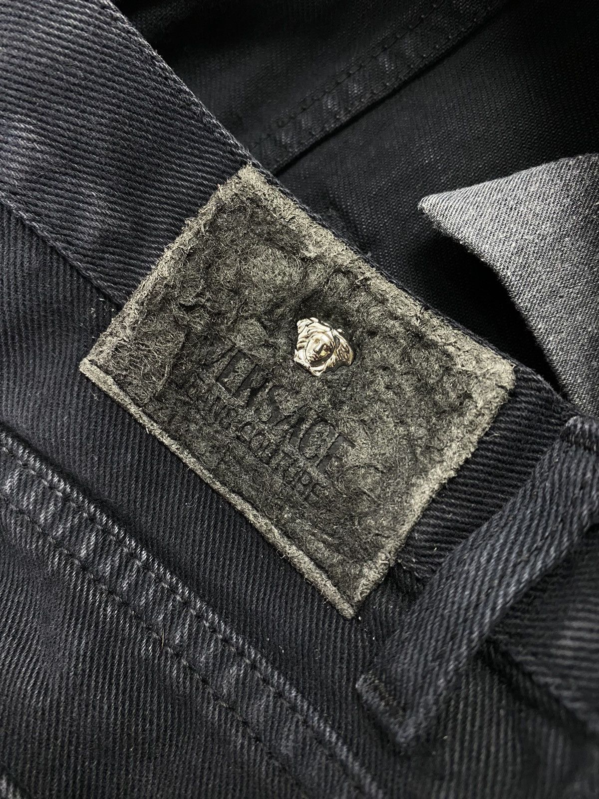 Versace Jeans Couture versace black jeans pant Size US 28 / EU 44 - 8 Thumbnail