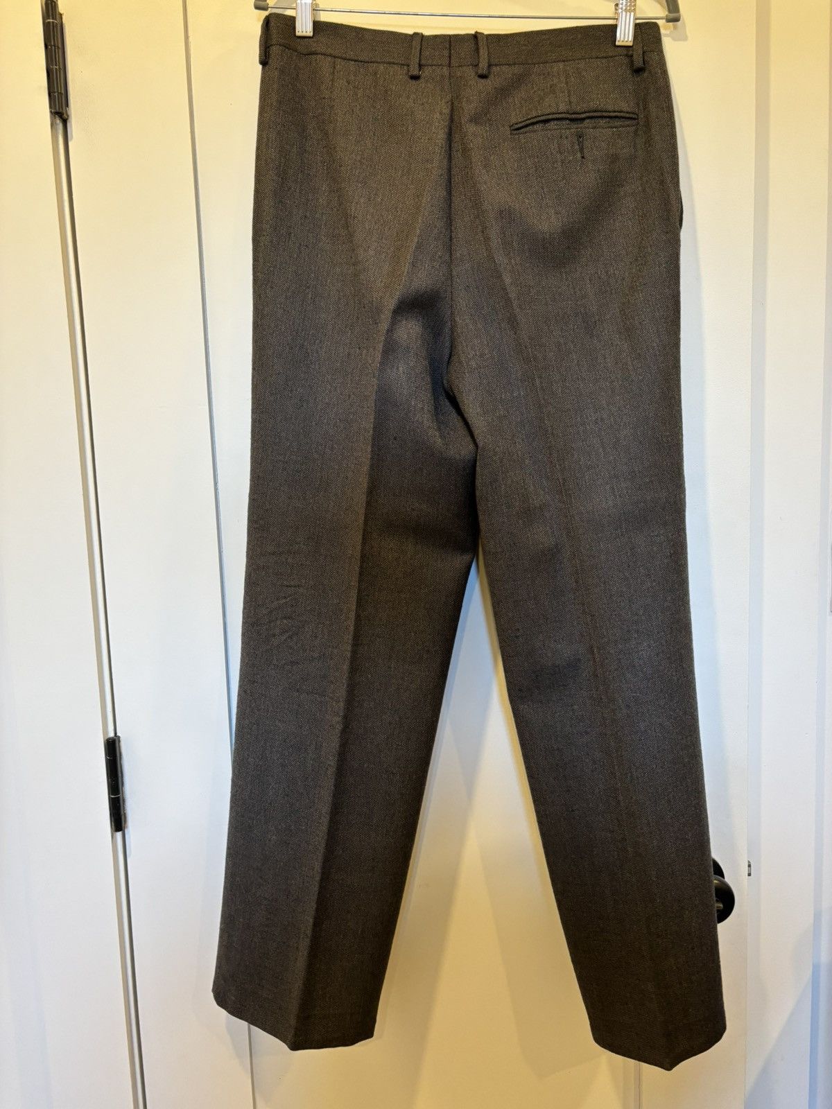 Lanvin Lanvin 100% Wool Dark Grey Pants Size 38R - 5 Thumbnail