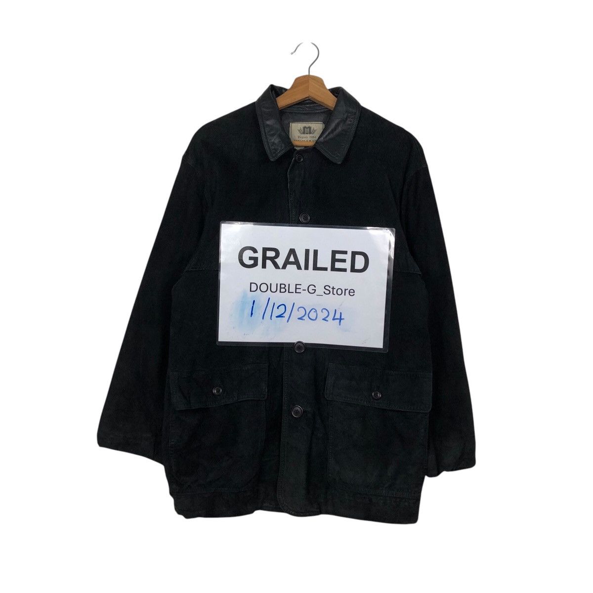 Japanese Brand 📌Vintage Leather Jacket Depuis 1984 Because Issey Miyake Size US M / EU 48-50 / 2 - 1 Thumbnail