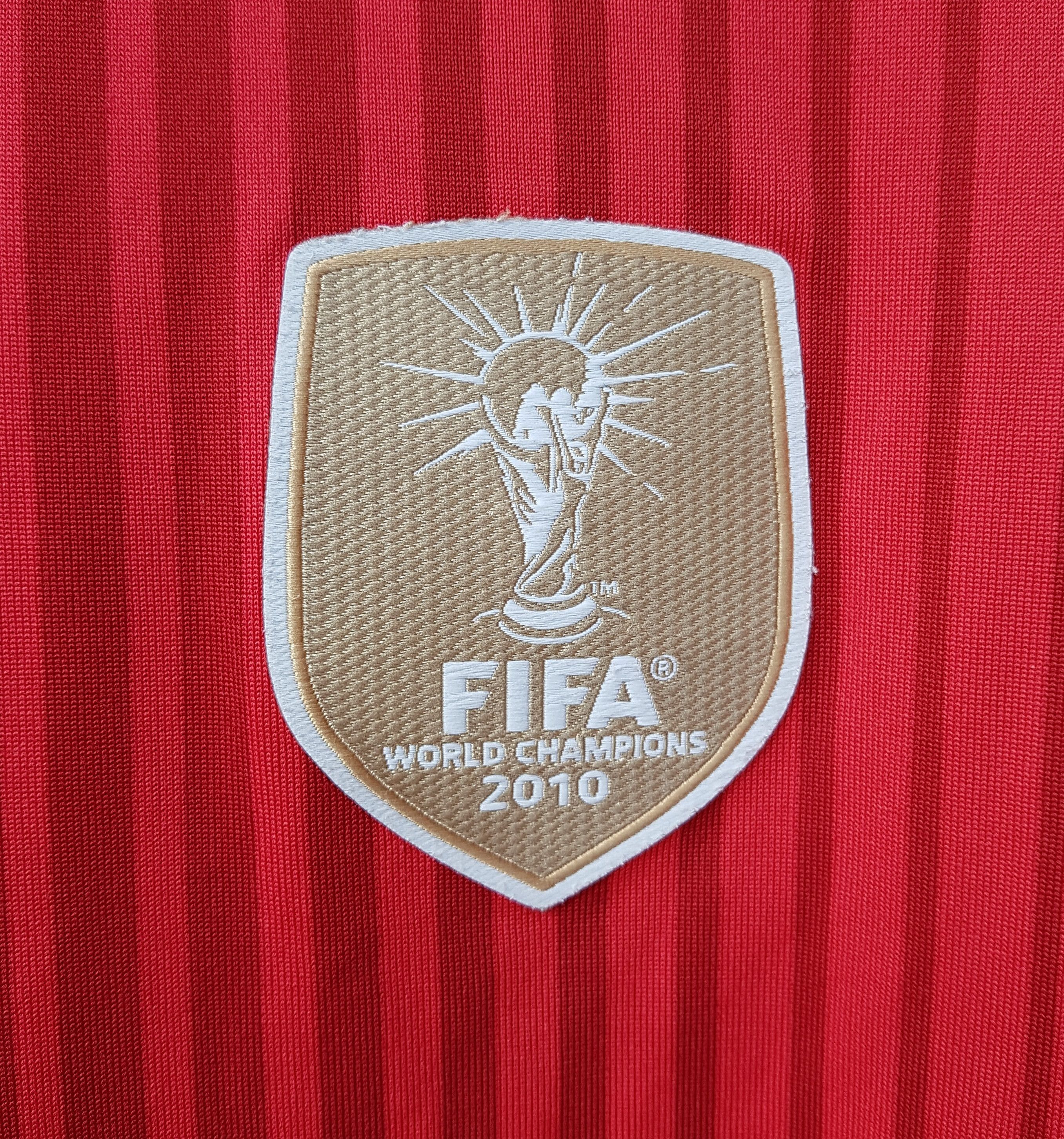 Adidas Adidas Spain Soccer Jersey FIFA 2010 World Champions Size US S / EU 44-46 / 1 - 7 Thumbnail