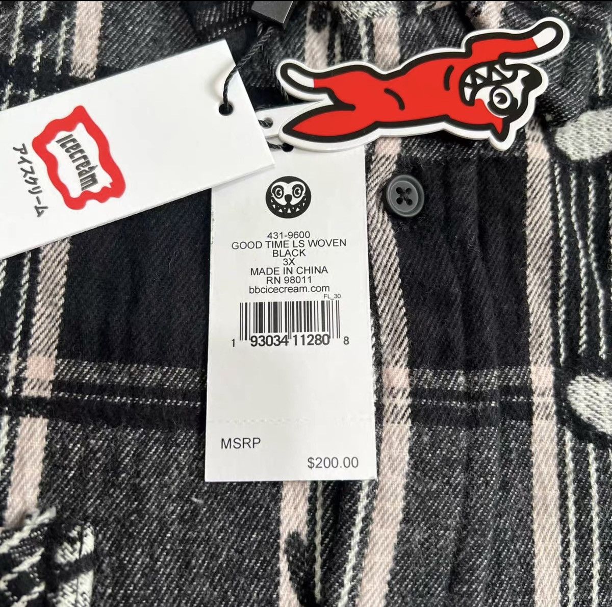 Billionaire Boys Club BBC ICECREAM All‑Over Embroidered Heavy Shirt Jacket Size US XXL / EU 58 / 5 - 5 Thumbnail