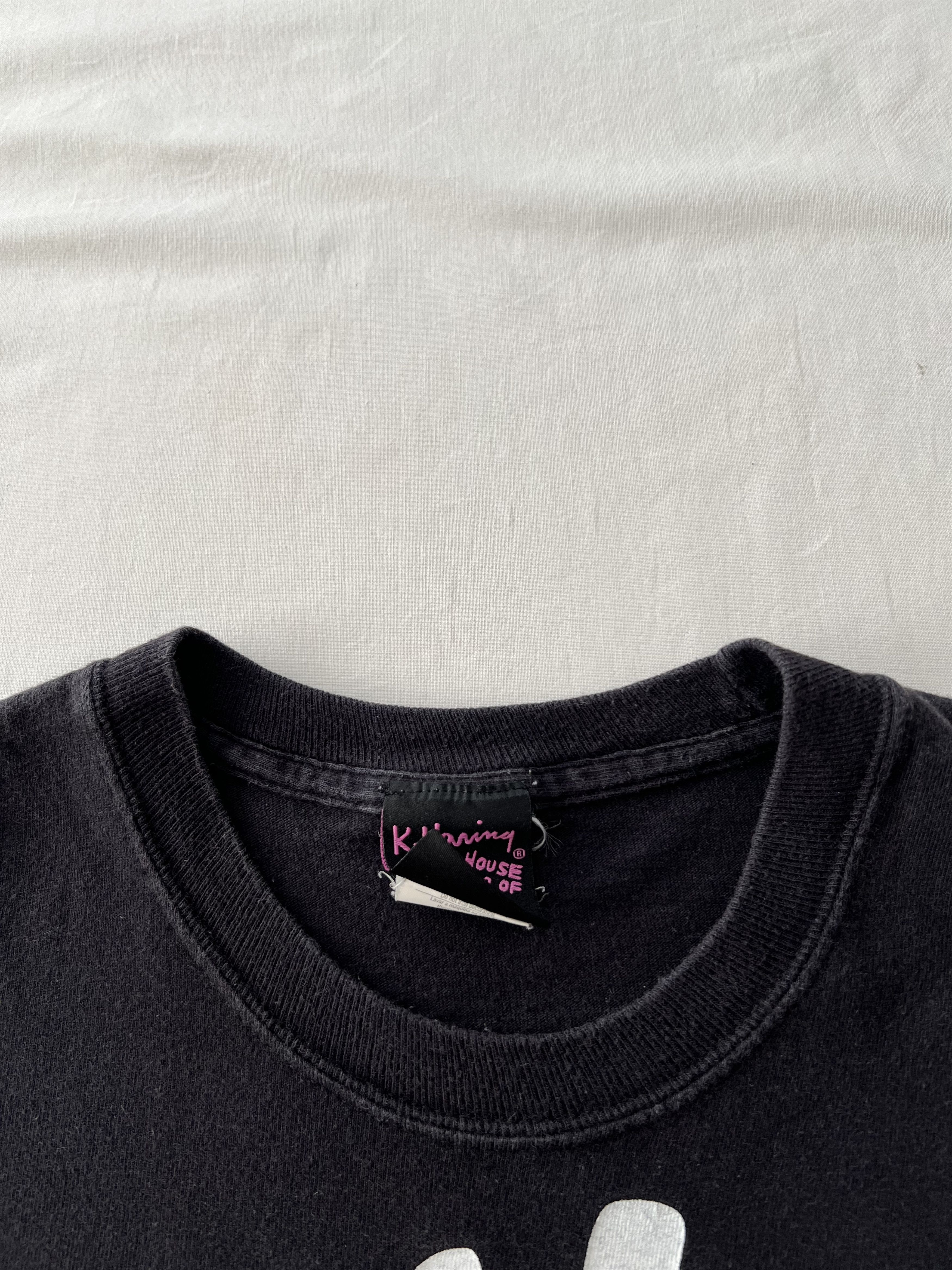 Arts & Science Vintage 2000s Keith Haring Barking Dogs Art Black T-shirt Size US S / EU 44-46 / 1 - 12 Thumbnail