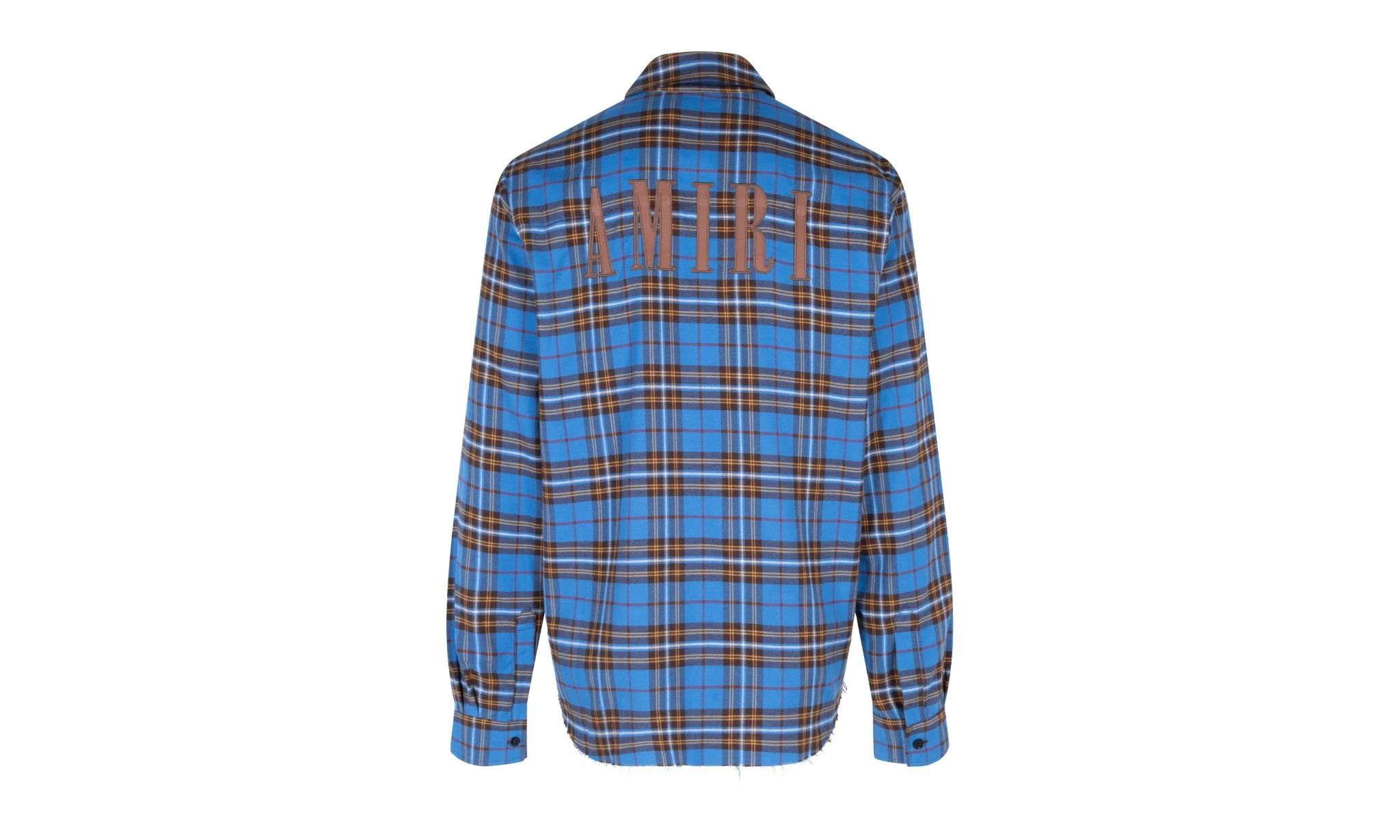 Amiri o1gr1nt1024 Casual Button- Down Shirt in Multicolor Size US S / EU 44-46 / 1 - 3 Thumbnail