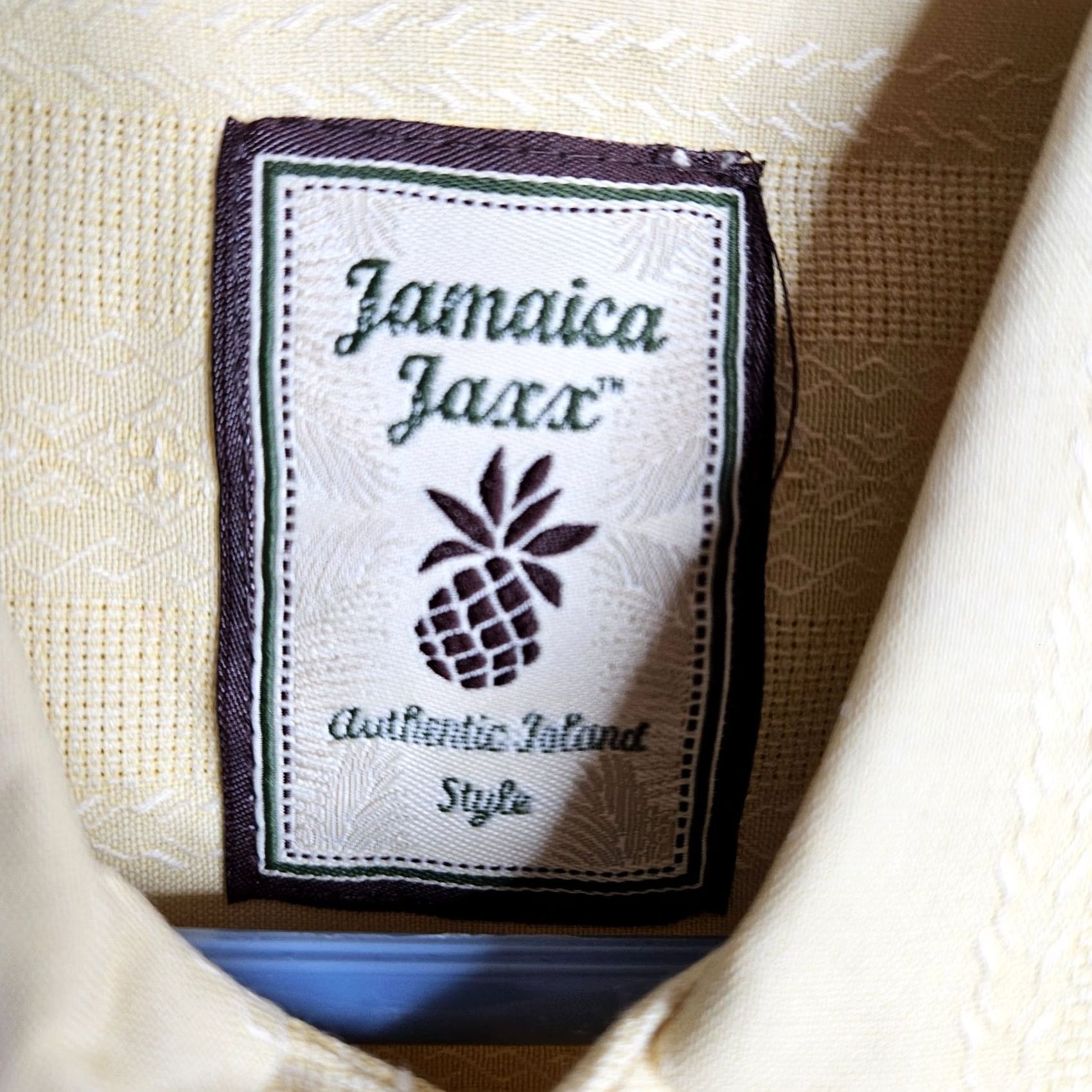 Vintage Jamaica Jaxx Yellow Tropical Island Button Up Shirt Casual M Mens Size US M / EU 48-50 / 2 - 4 Thumbnail