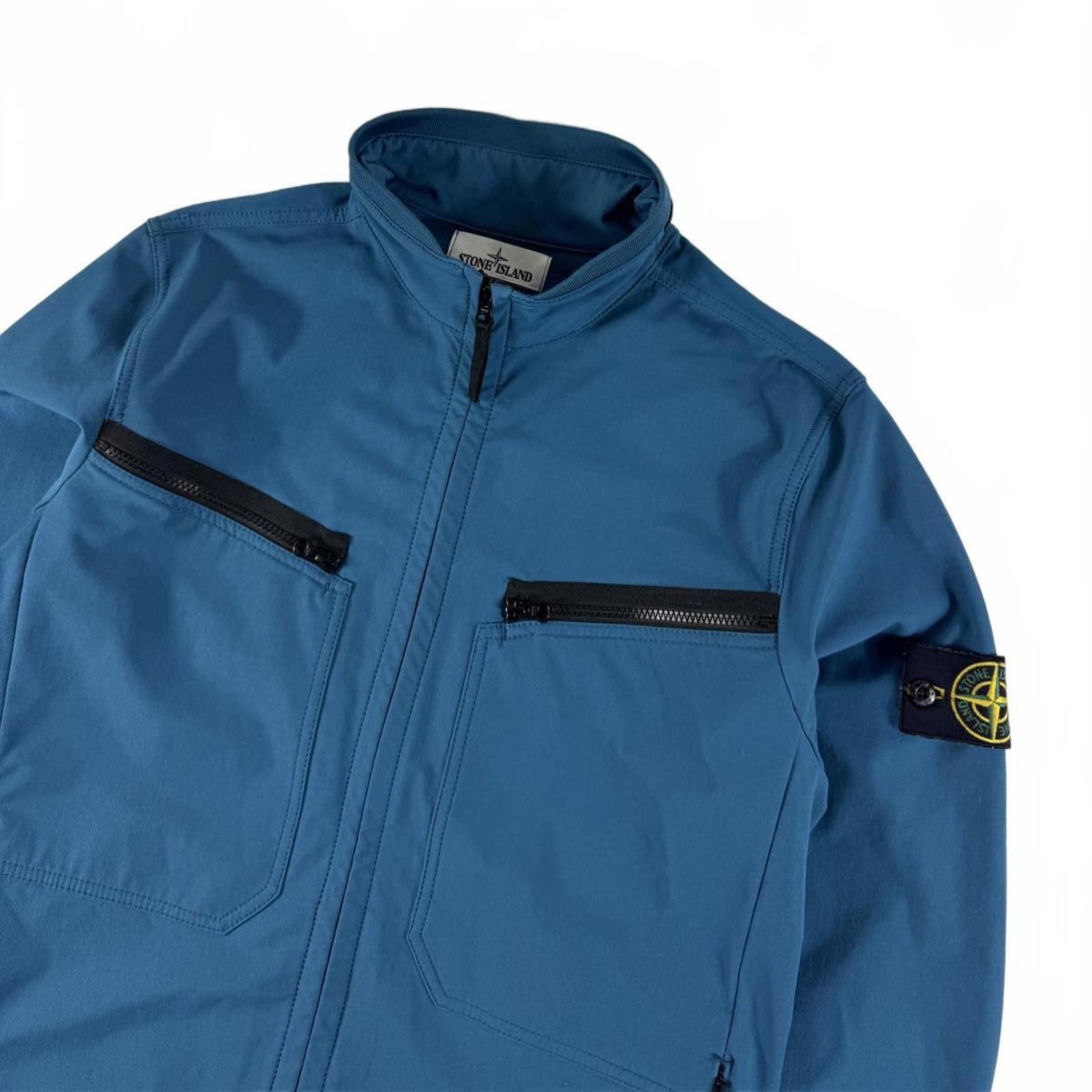 Stone Island Stone Island Comfort Shell Zip Up Jacket Blue Large Size US L / EU 52-54 / 3 - 2 Thumbnail