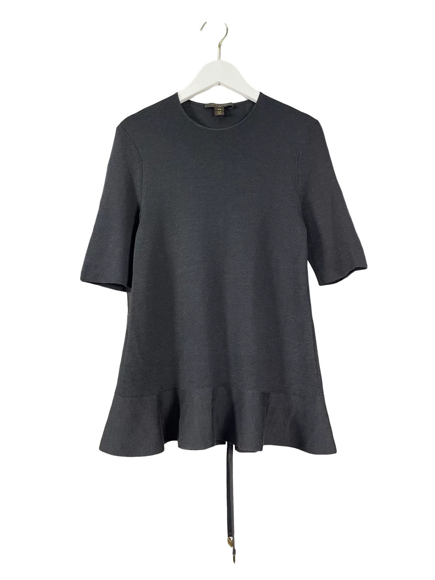 Louis Vuitton Louis Vuitton Ruffled Knit Top Size XS Size XS / US 0-2 / IT 36-38 - 1 Thumbnail