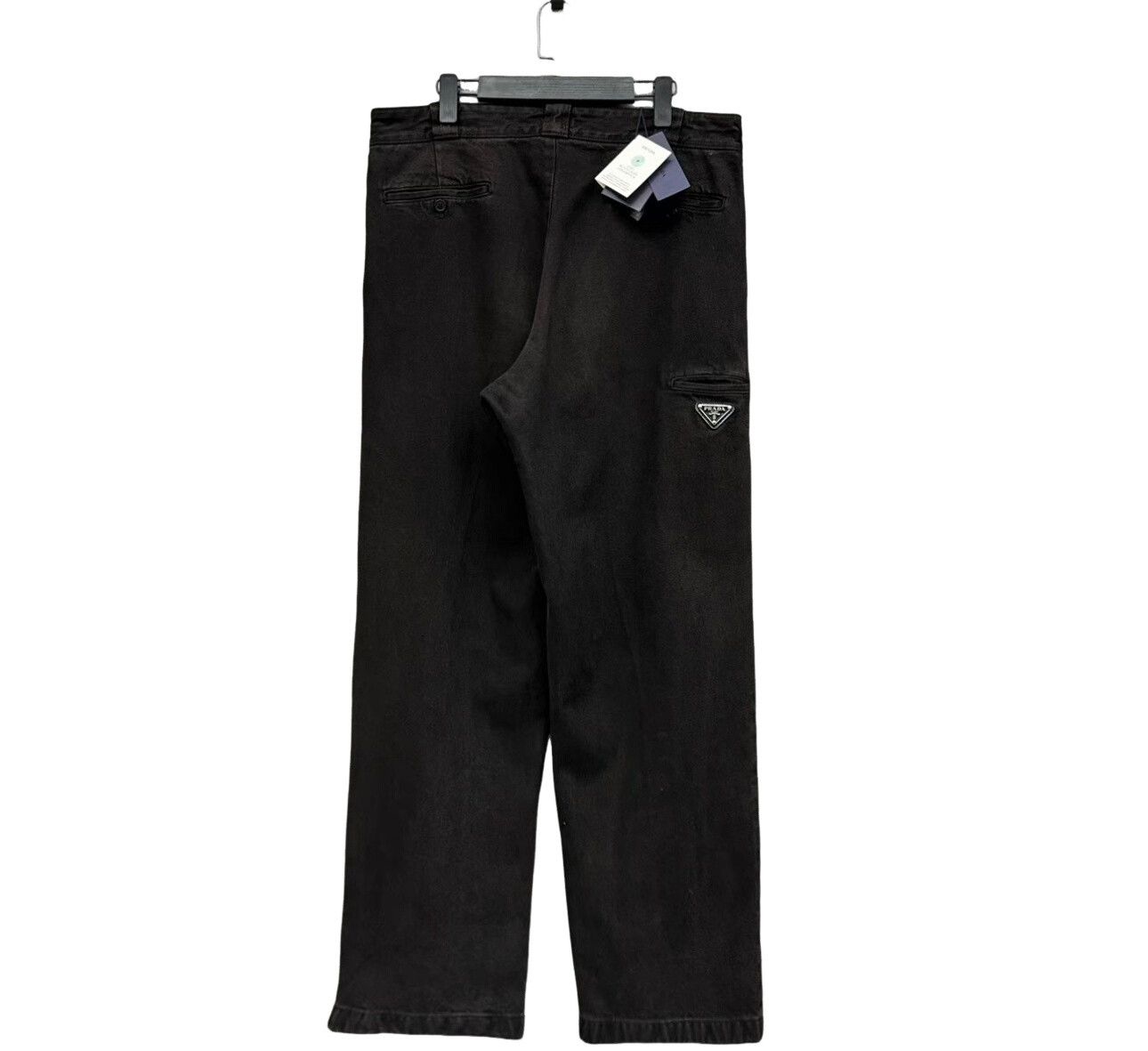 Prada Prada Triangle Logo Washed Denim Jeans 36 Size US 36 / EU 52 - 1 Thumbnail