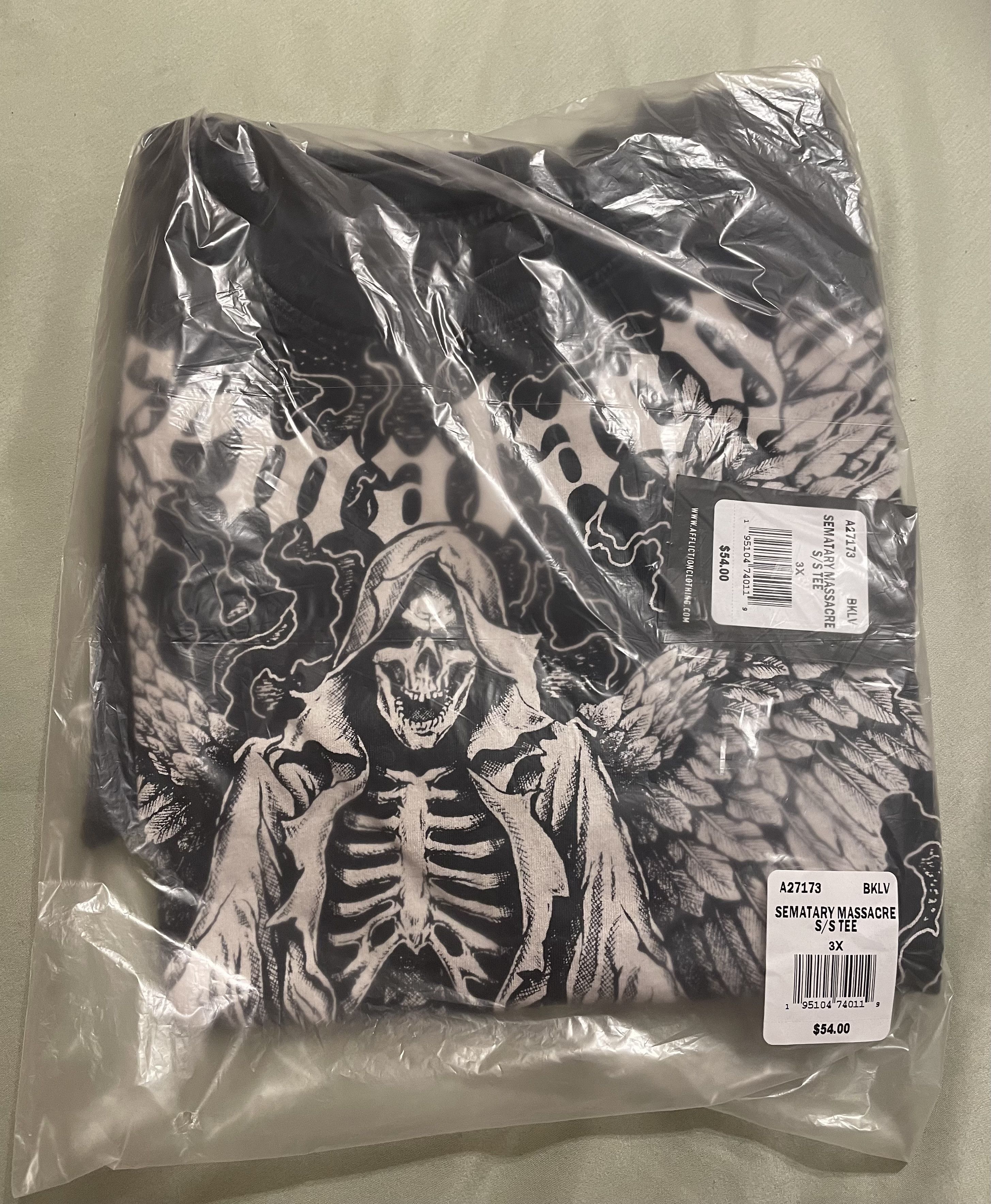 Affliction × Haunted Mound Sematary x Affliction - Massacre tee shirt Size US XXL / EU 58 / 5 - 2 Thumbnail