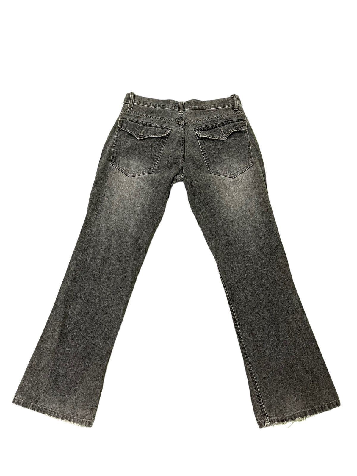 Japanese Brand Flare Jeans Barcedos Faded Distress Boot Cut 8🟦2 Size US 31 - 11 Thumbnail