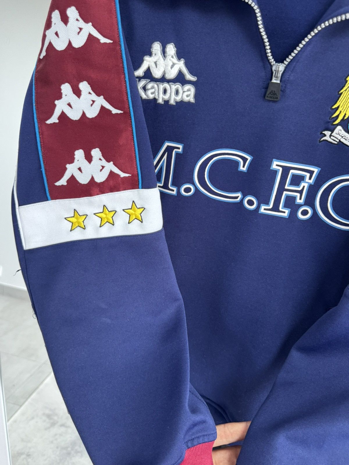 Kappa Manchester City 1997/99 Track Top 1/4 Zip Jacket Kappa sz M Size US M / EU 48-50 / 2 - 16 Thumbnail