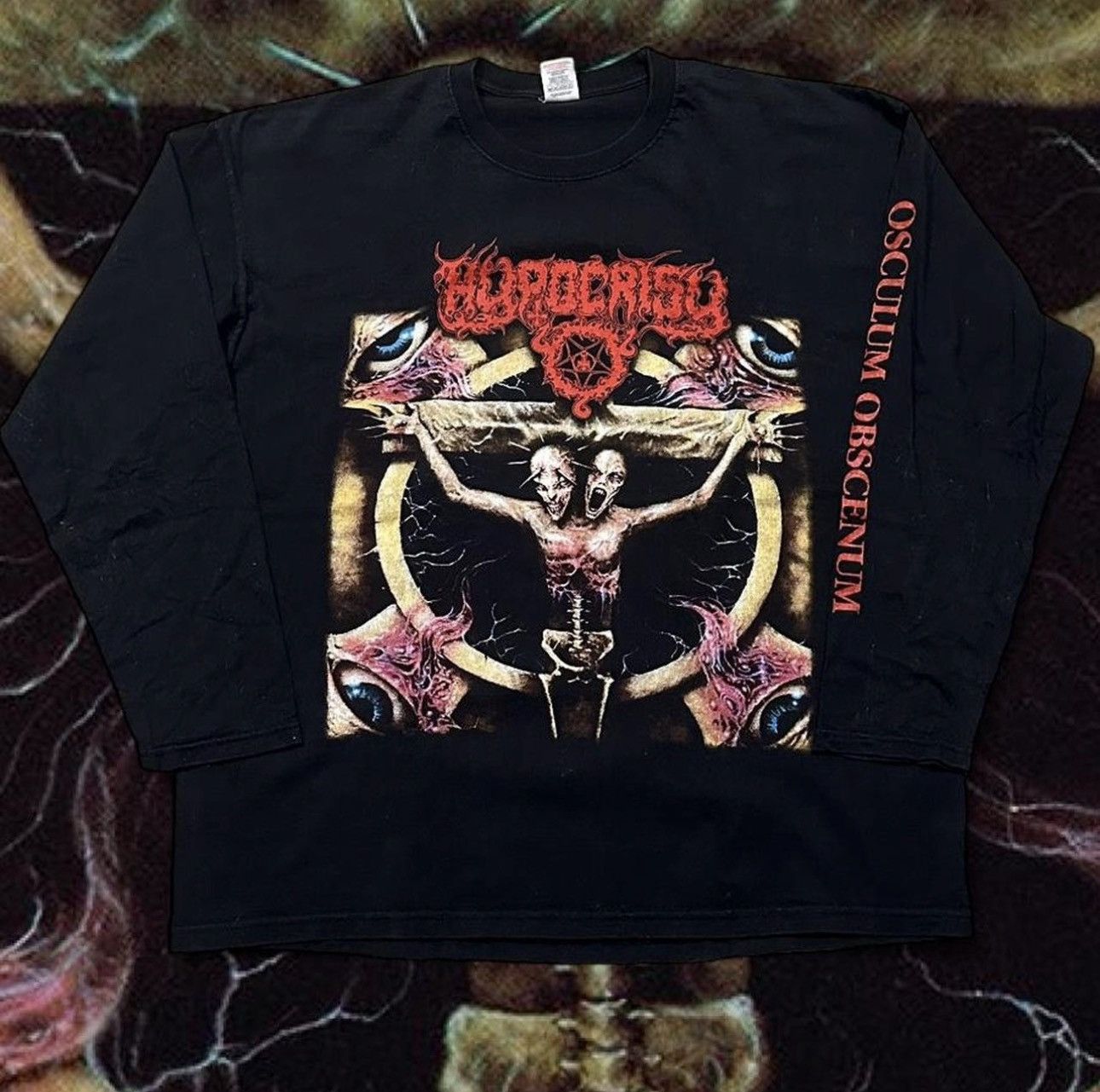 Other Vintage Hypocrisy Osculum Obscenum Long Sleeve Size US XL / EU 56 / 4 - 1 Thumbnail