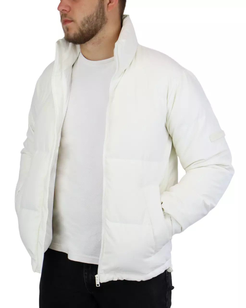 Sandro SANDRO Jacket Men's XS Puffer Down Feather Padded Full Zip Size US XS / EU 42 / 0 - 1 Thumbnail
