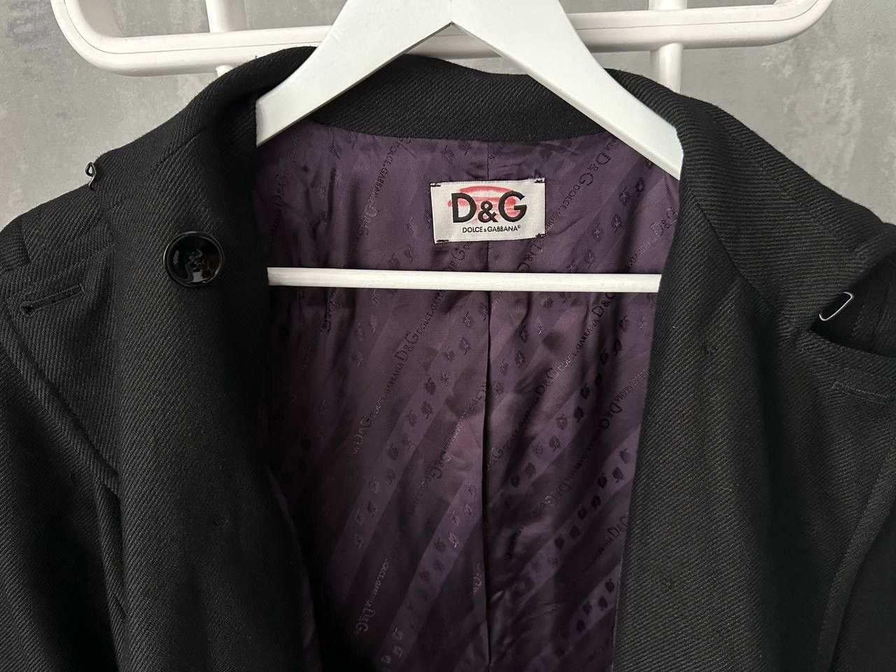 Designer × Dolce & Gabbana Dolce & Gabbana D&G mohair blend coat jacket Size M / US 6-8 / IT 42-44 - 7 Thumbnail