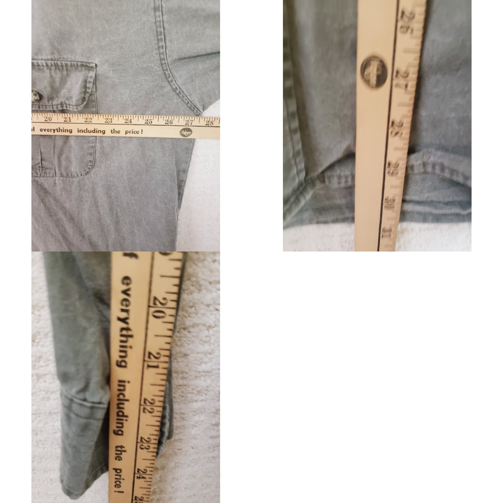 Vintage Remington Shirt Men XL Green Button-Down Canvas Cotton Outdoor Pocketed Long Sleeve Size US XL / EU 56 / 4 - 9 Thumbnail