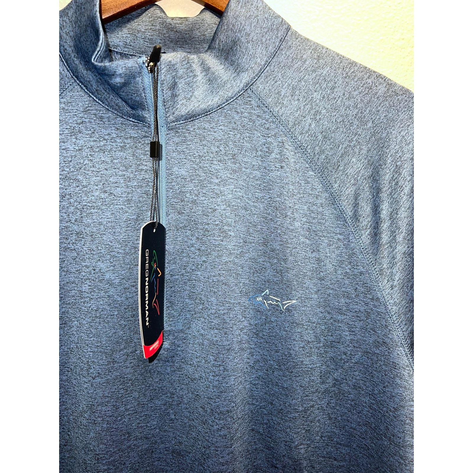 Greg Norman Greg Norman Jacket Performance Fabric 1/4 Zip Blue NWT L Size US L / EU 52-54 / 3 - 2 Thumbnail