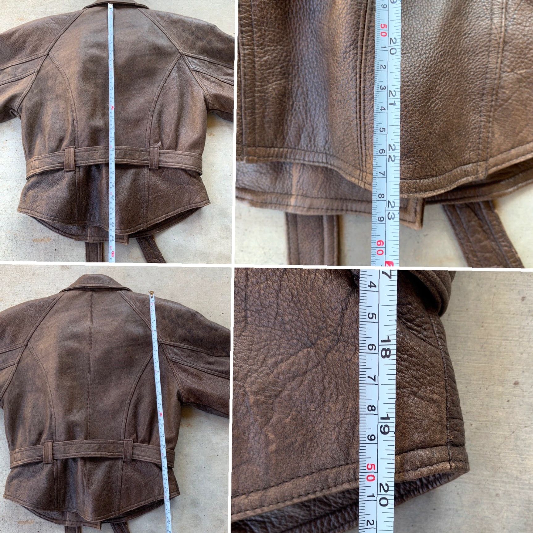Vintage VINTAGE World Star Leather Moto Jacket Shirt Mens L Brown 1980s 1990s Size L / US 10 / IT 46 - 7 Thumbnail