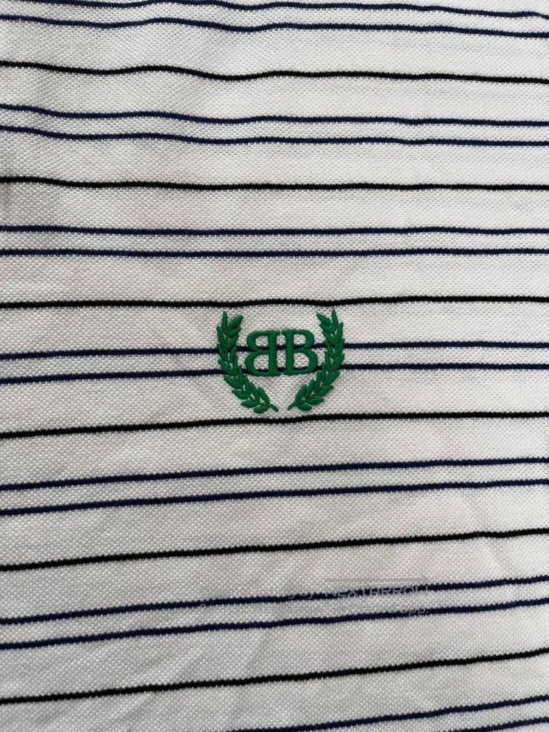 Balenciaga Balenciaga Striped Polo Short Sleeve Size US S / EU 44-46 / 1 - 2 Thumbnail
