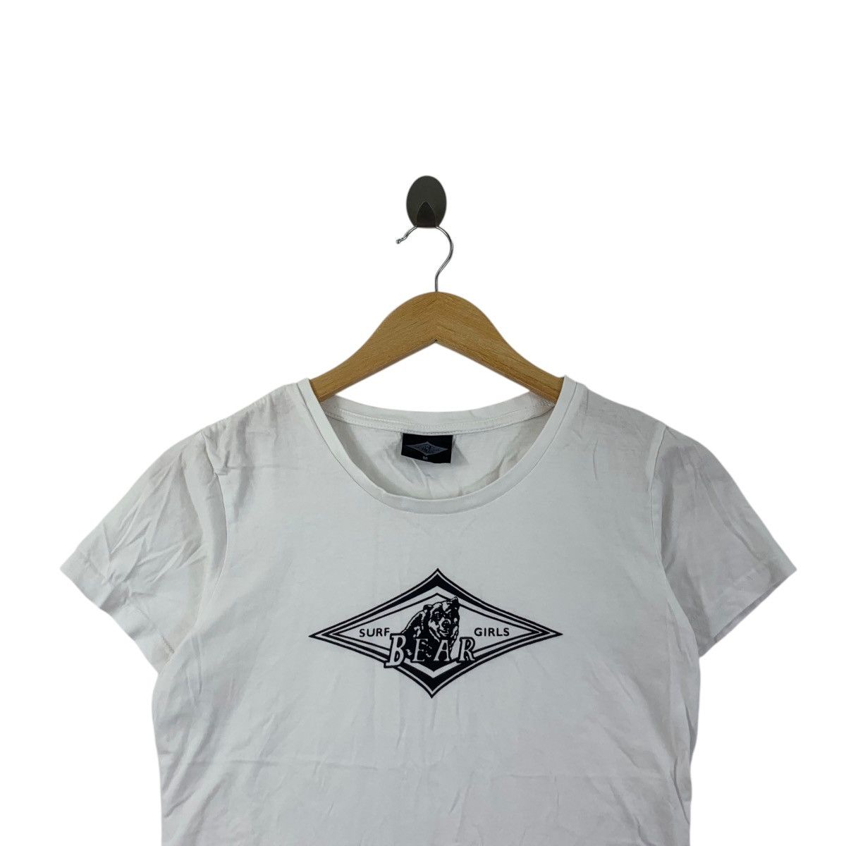 Vintage Vintage BEAR USA SURF GIRLS Collection Box Logo Tee Shirt Size M / US 6-8 / IT 42-44 - 2 Thumbnail