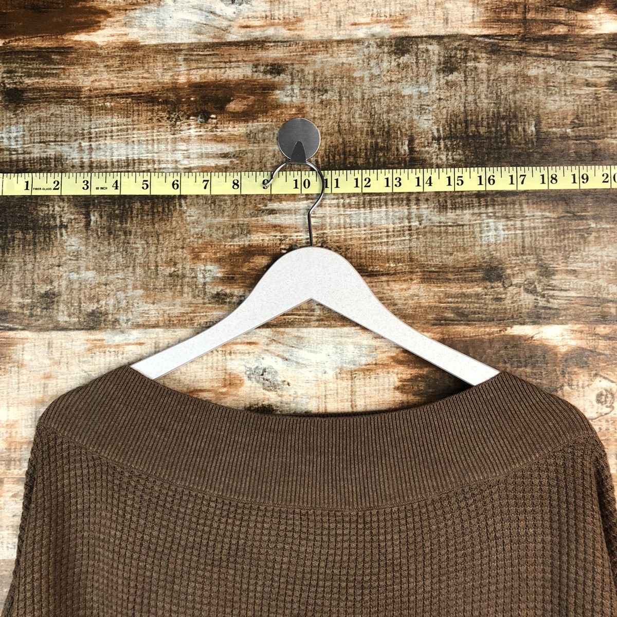 Homespun Knitwear × Japanese Brand Opaque Clip tokyo japan Brown Knitwear #A1338 Size L / US 10 / IT 46 - 4 Thumbnail