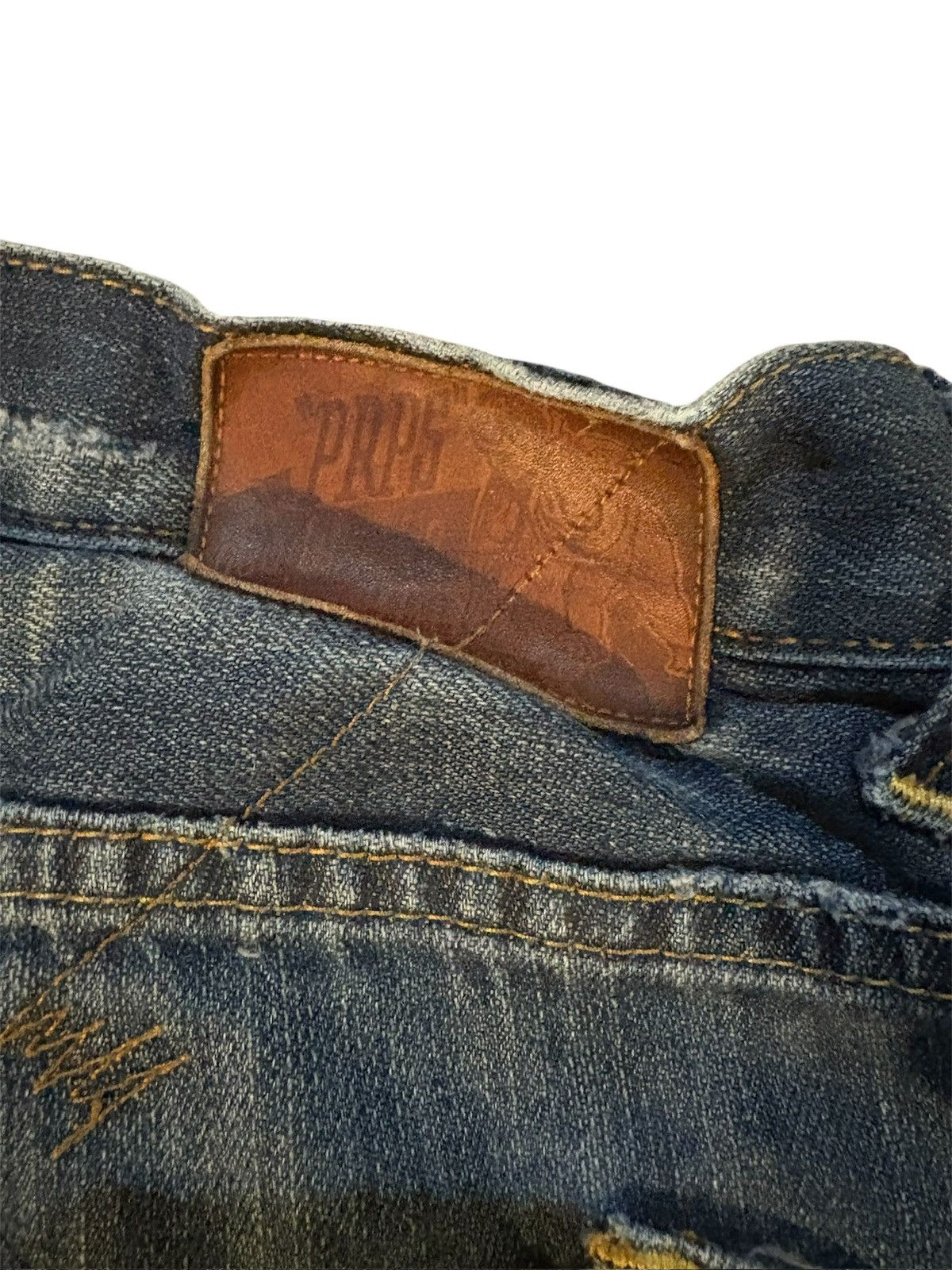 Prps PRPS Denim Jeans - Distressed Blue Masterpiece Size US 34 / EU 50 - 6 Thumbnail